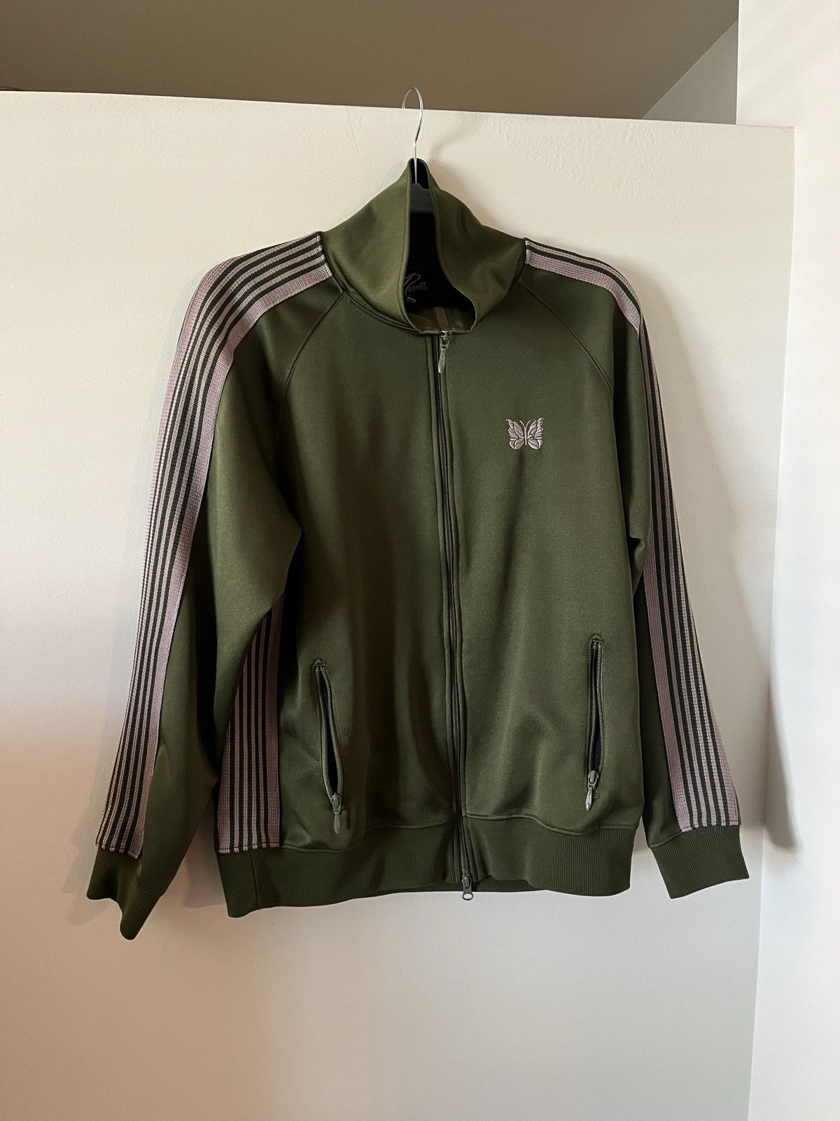 Buy Palace x Needles Track Jacket 'Black' - P27NDCS001 | GOAT