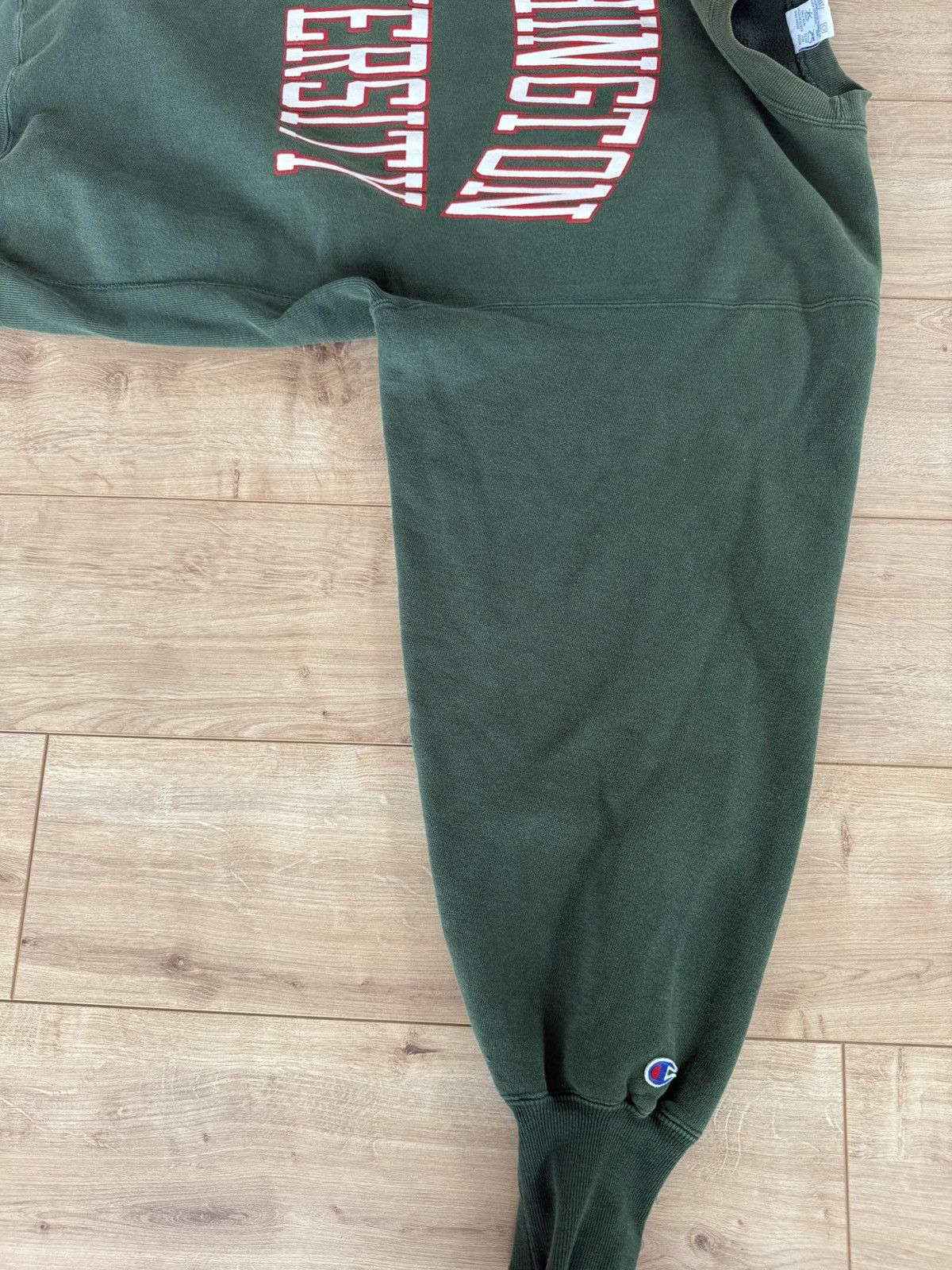 Vintage Vintage Washington University Champion Reverse Weave Size US XL / EU 56 / 4 - 5 Thumbnail