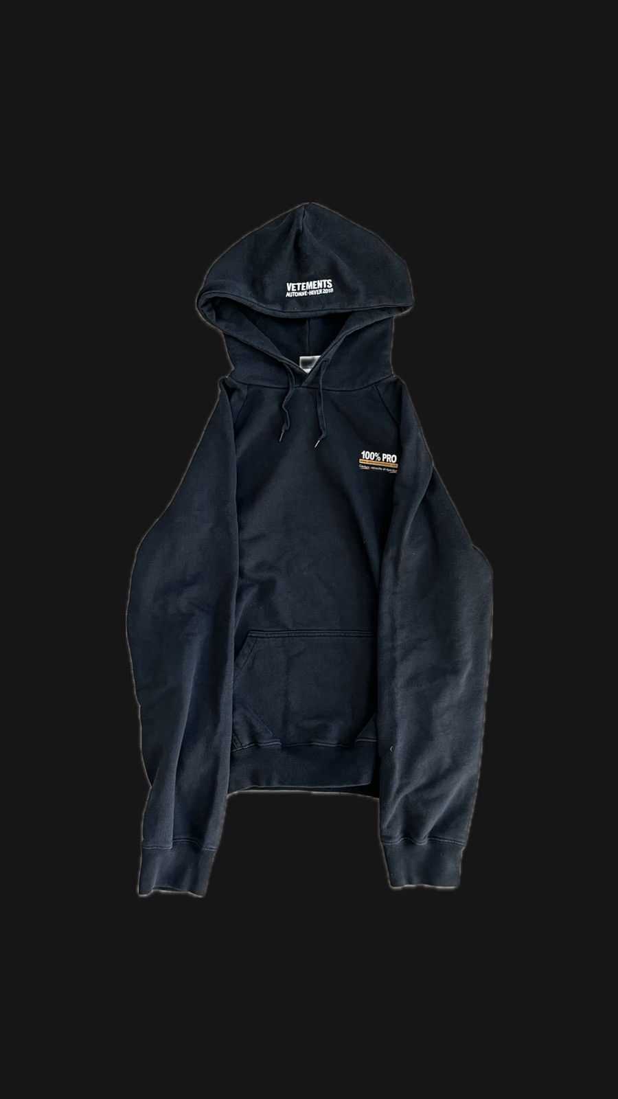 Vetements 100 Pro Hoodie | Grailed