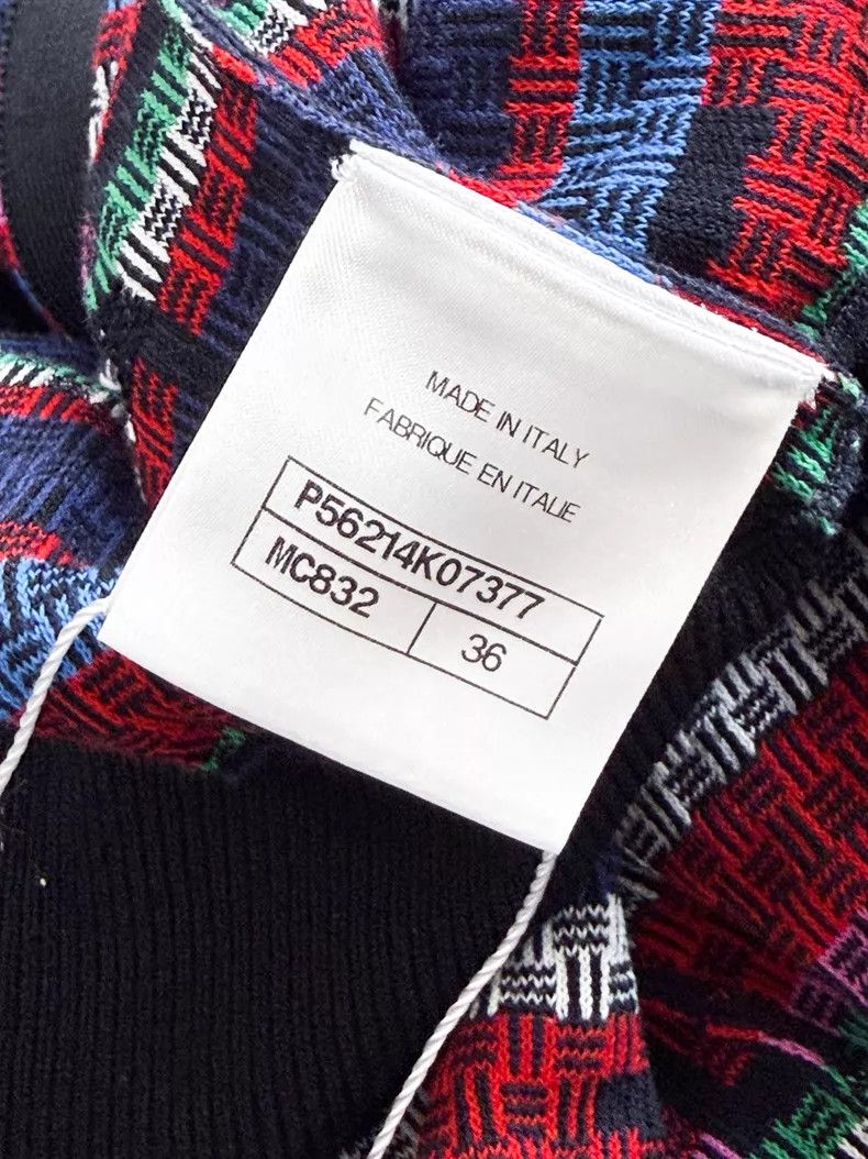 Chanel Chanel Tetris pattern knitted dress Size XS / US 0-2 / IT 36-38 - 5 Thumbnail