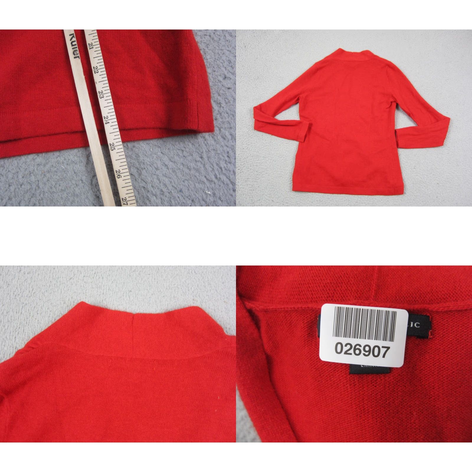 Banana Republic Banana Republic Sweater Womens S Red Wool Cashmere Angora Slim V Knit Pullover 90s Shirt? Size S / US 4 / IT 40 - 8 Thumbnail