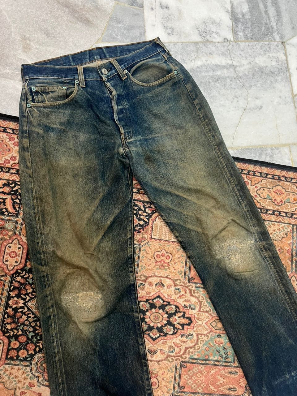 Levi's × Vintage Vintage 1990’s Levis big E 110 Anniversary Selvedge Denim Size US 32 / EU 48 - 2 Thumbnail