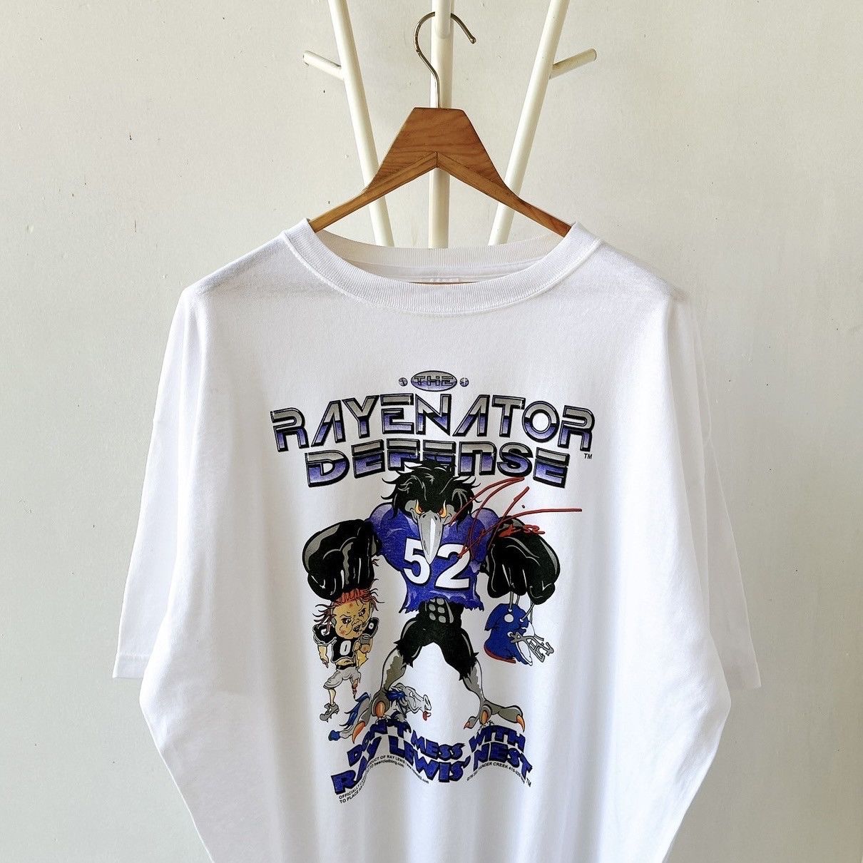 Vintage Vintage Ravenator Defense, Baltimore Ravens NFL t-shirt/ 2X Size US XXL / EU 58 / 5 - 3 Thumbnail