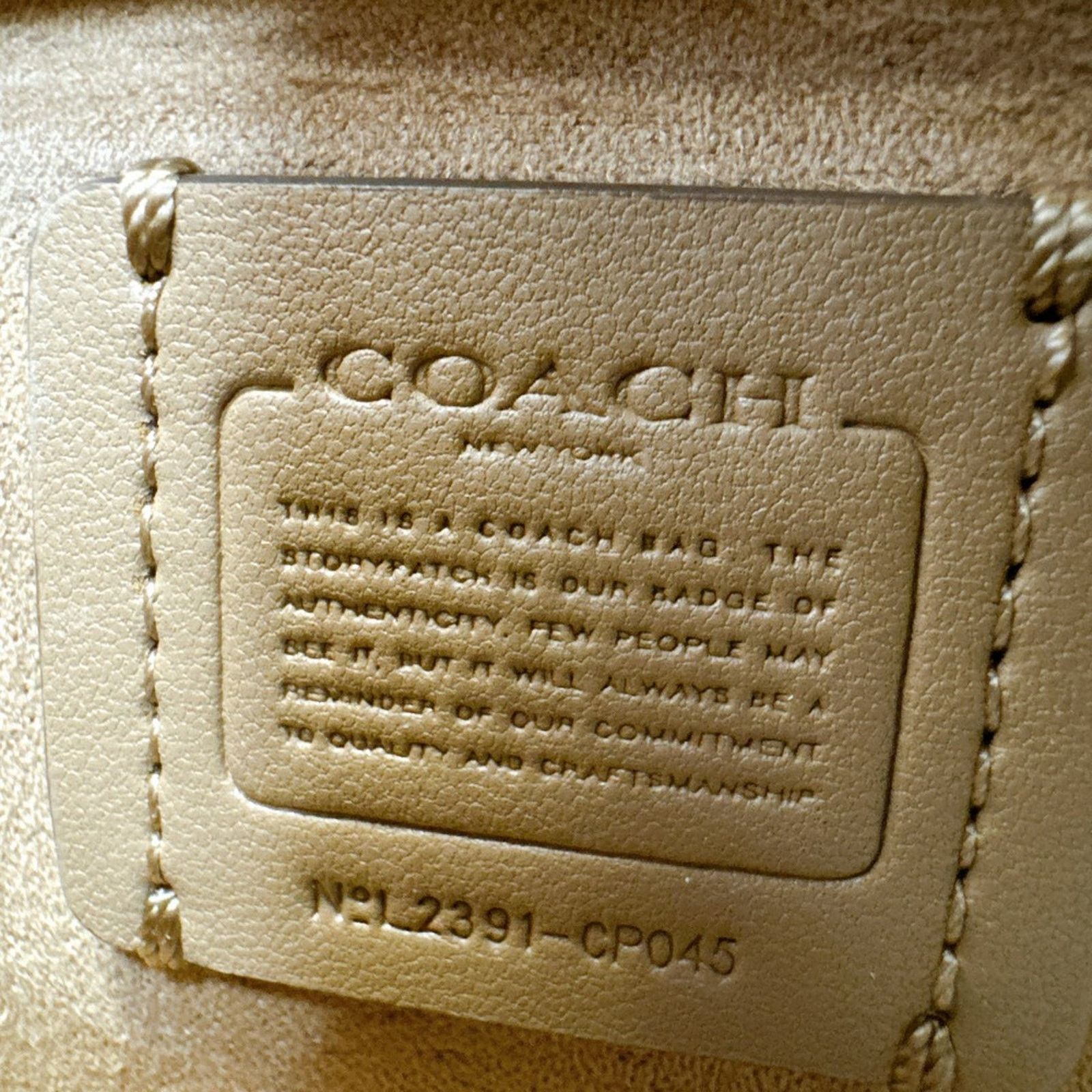 Coach Coach CP045 Eliza Small Flap Crossbody IN Taupe Size ONE SIZE - 6 Thumbnail