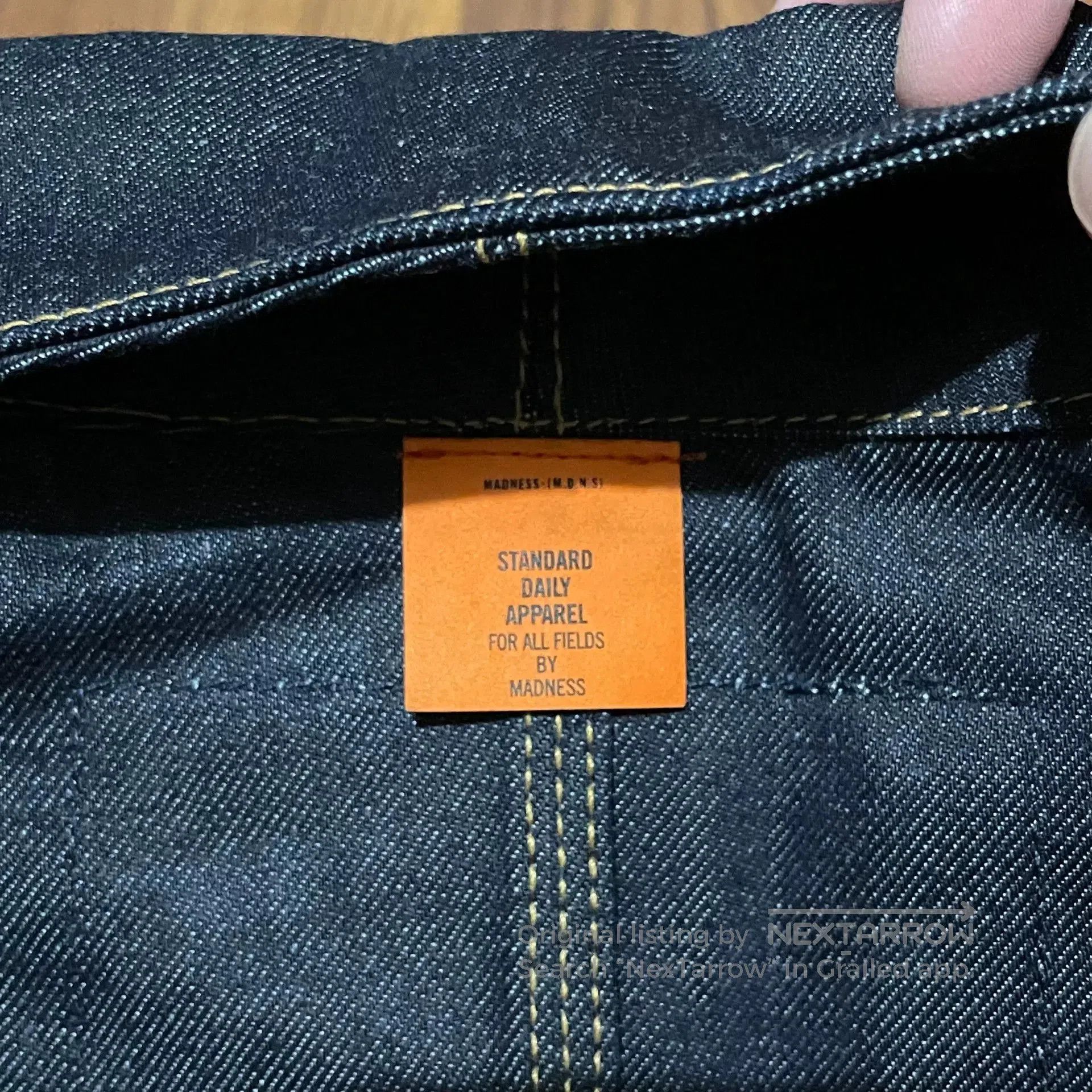 Madness MADNESS 20SS 20AW Japanese Denim Jacket. Size US S / EU 44-46 / 1 - 5 Thumbnail