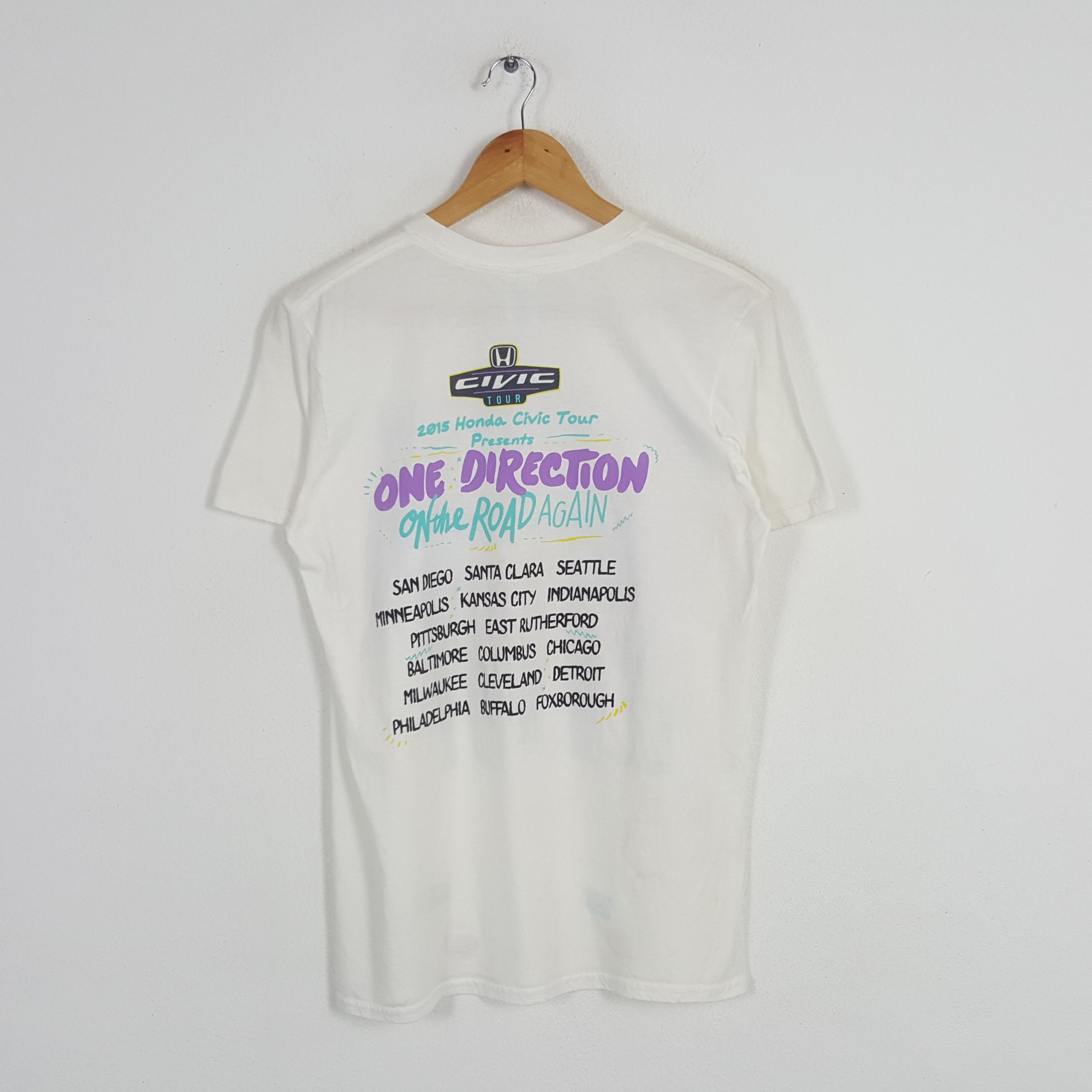 Band Tees × Vintage Vintage One Direction 2015 Honda Civic Tour Tshirt Size US M / EU 48-50 / 2 - 3 Thumbnail