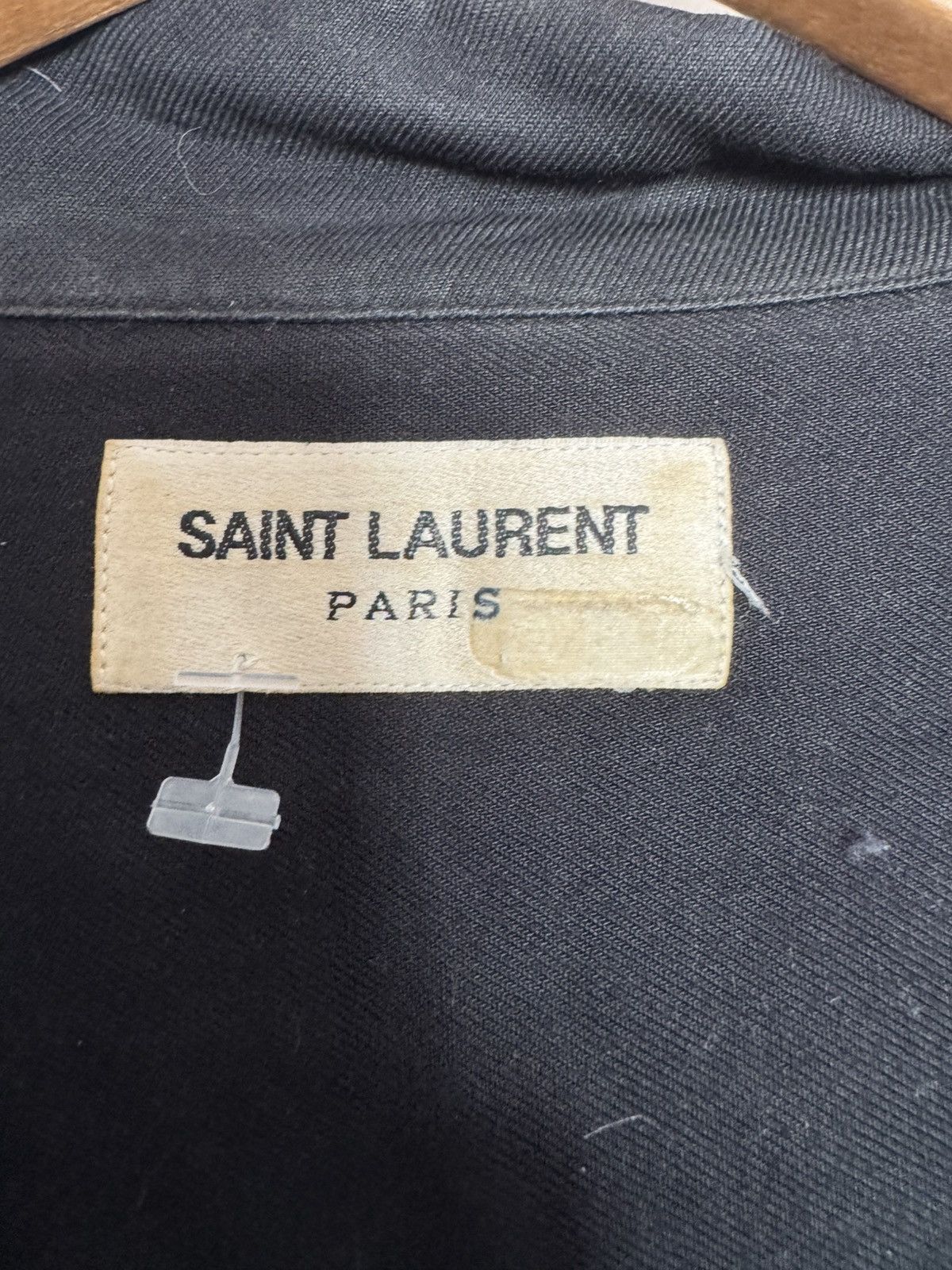 Saint Laurent Paris Hedi 2015 Viscose Pocket Camp shirt Size US M / EU 48-50 / 2 - 3 Thumbnail