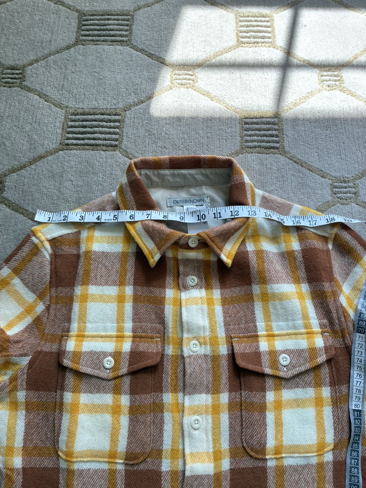 Outerknown NWT Outerknown Wool Blanket Shirt in Alta Vista Plaid Size US M / EU 48-50 / 2 - 8 Thumbnail