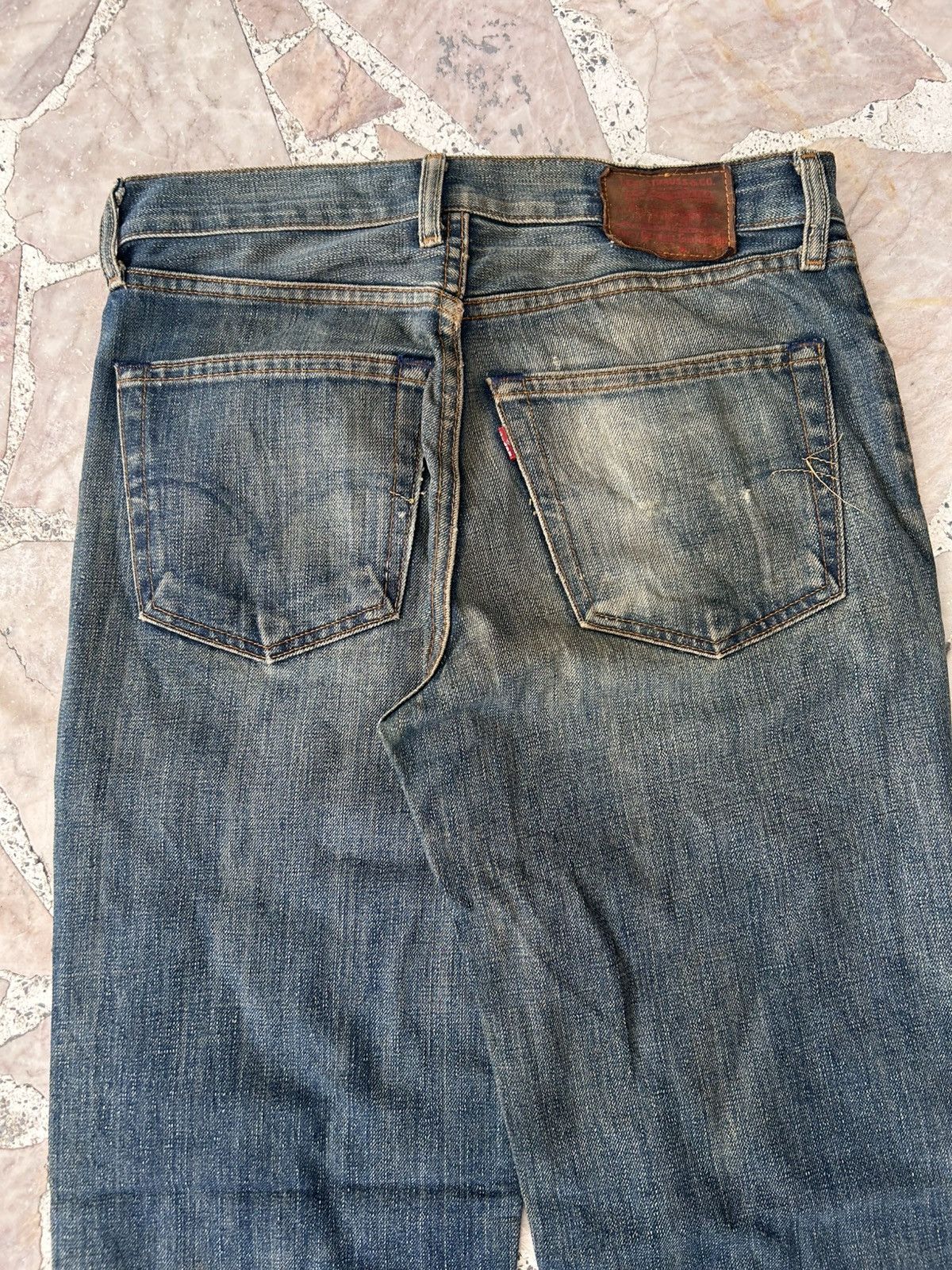 Levi's Levis Vintage 502 Japan Redtab Ripped Denim Size US 30 / EU 46 - 10 Thumbnail