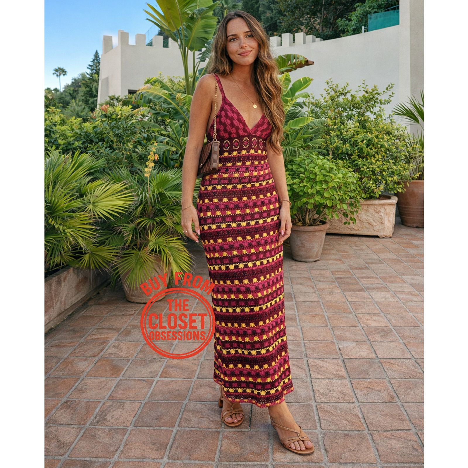 Zara ZARA Blogger Favorite V-Neck Knit Midi Dress NWT Multicolor Size L / US 10 / IT 46 - 15 Thumbnail
