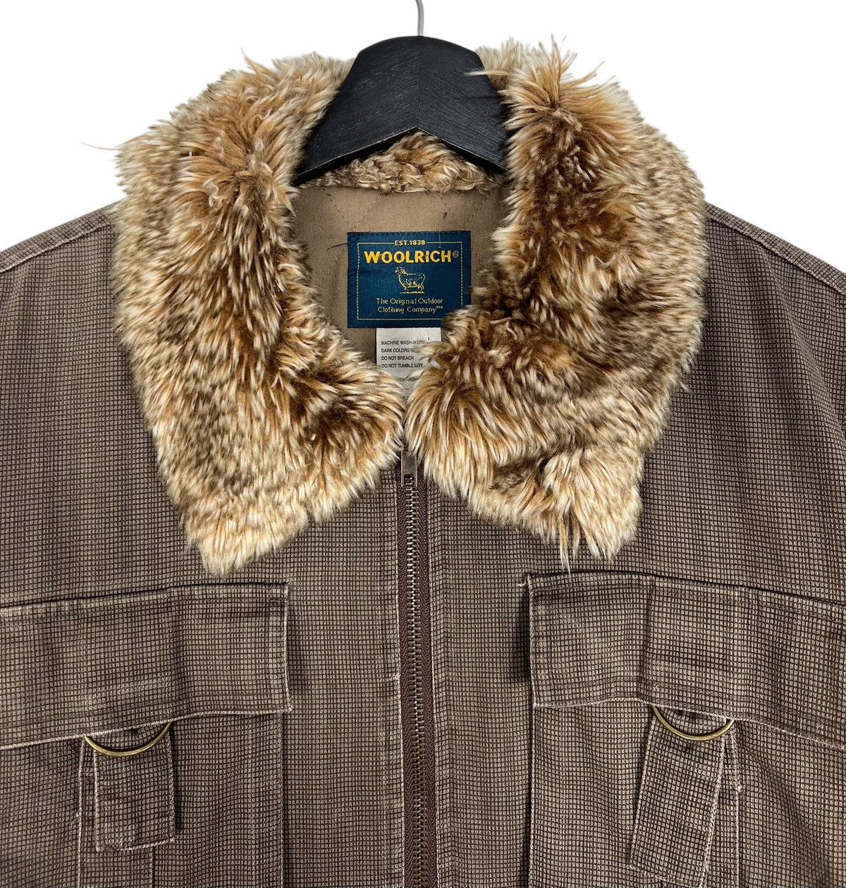 Woolrich Woolen Mills Vintage Woolrich Herringbone Sherpa Jacket Size US L / EU 52-54 / 3 - 6 Thumbnail