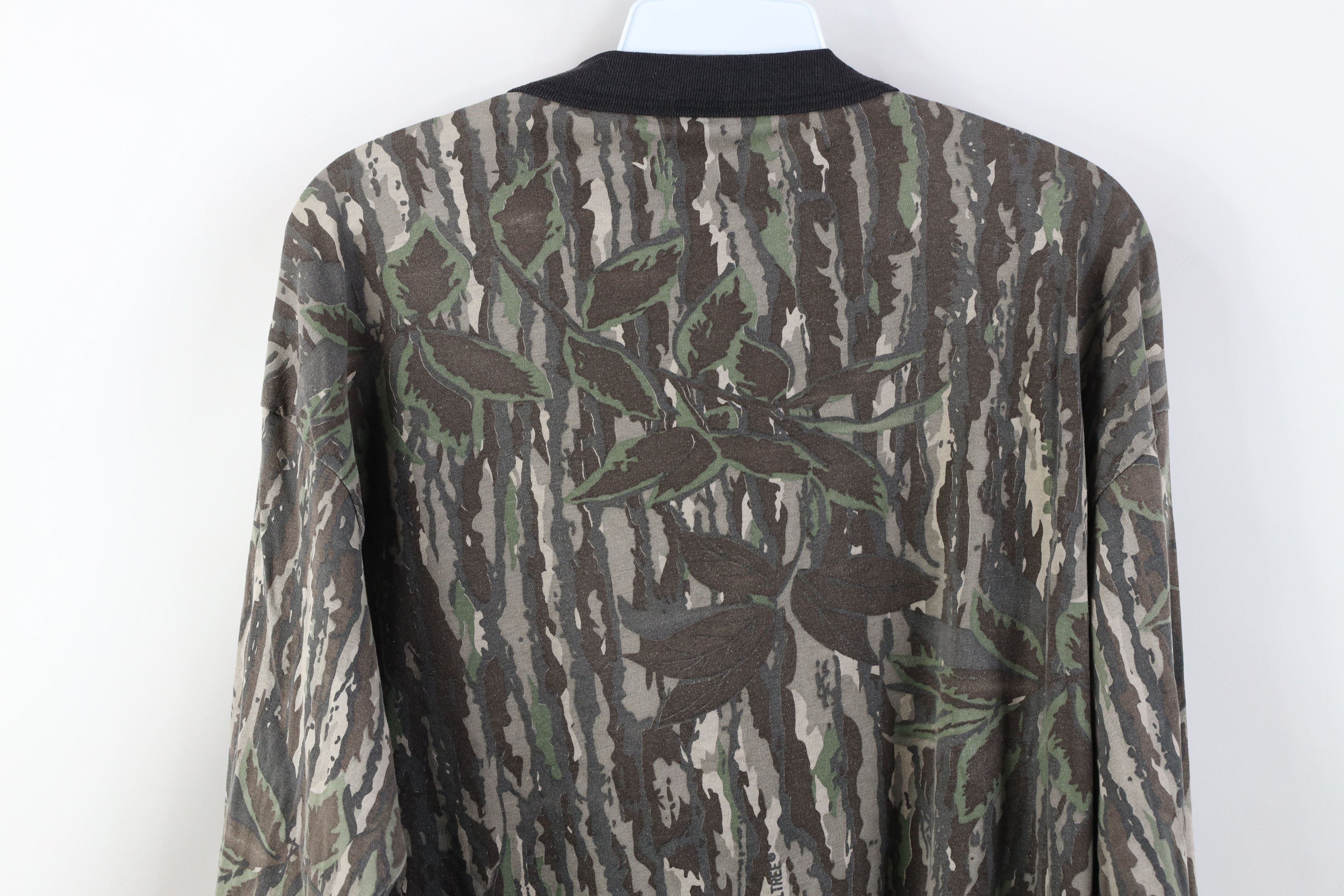 Vintage Vintage 80s 90s Camouflage Long Sleeve T-Shirt Pocket USA Size US L / EU 52-54 / 3 - 10 Thumbnail