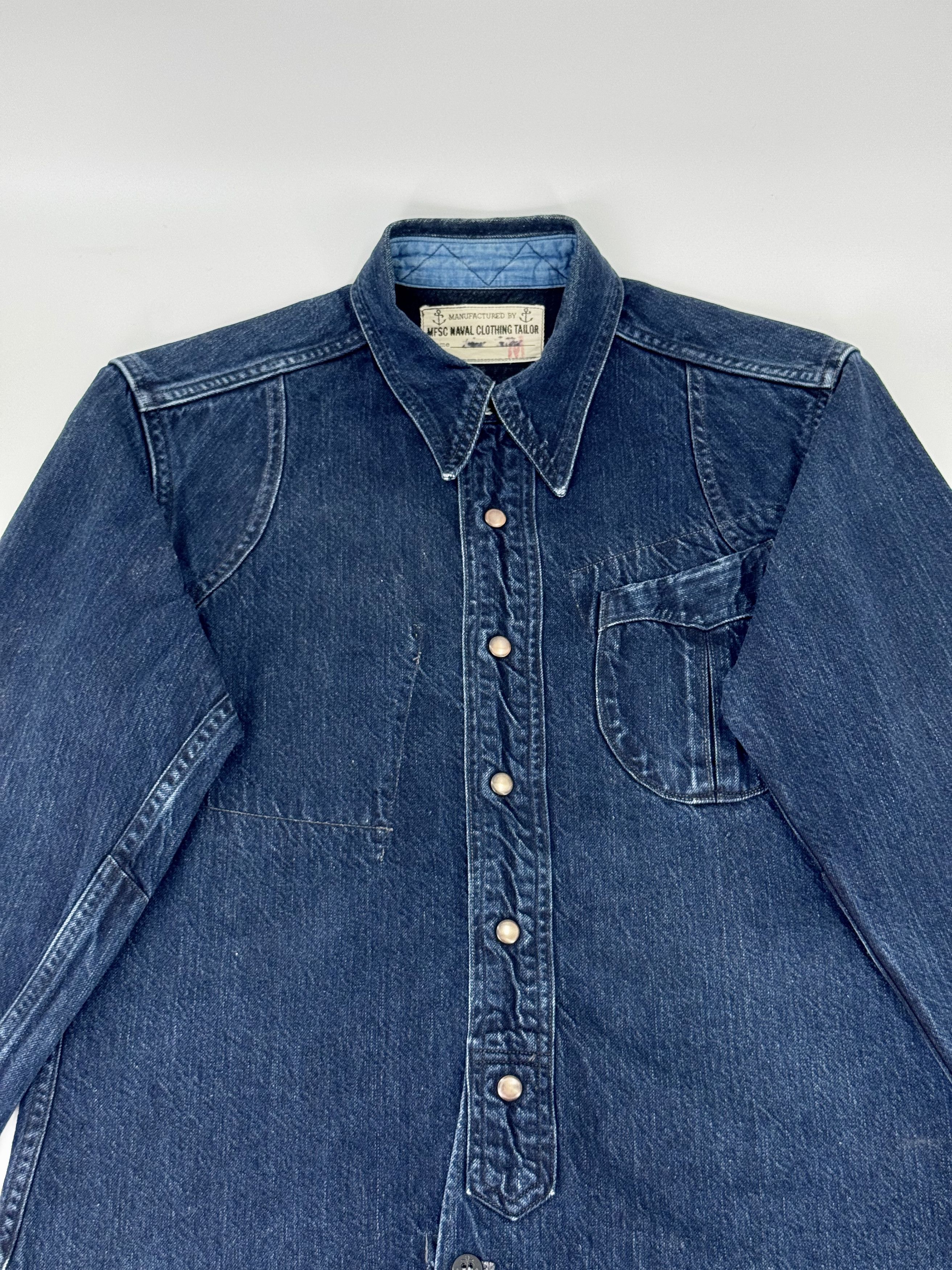 Mister Freedom × Sugar Cane Mister Freedom Sugar Cane 189mn Indigo Midnight CPO Medium Size US M / EU 48-50 / 2 - 2 Thumbnail