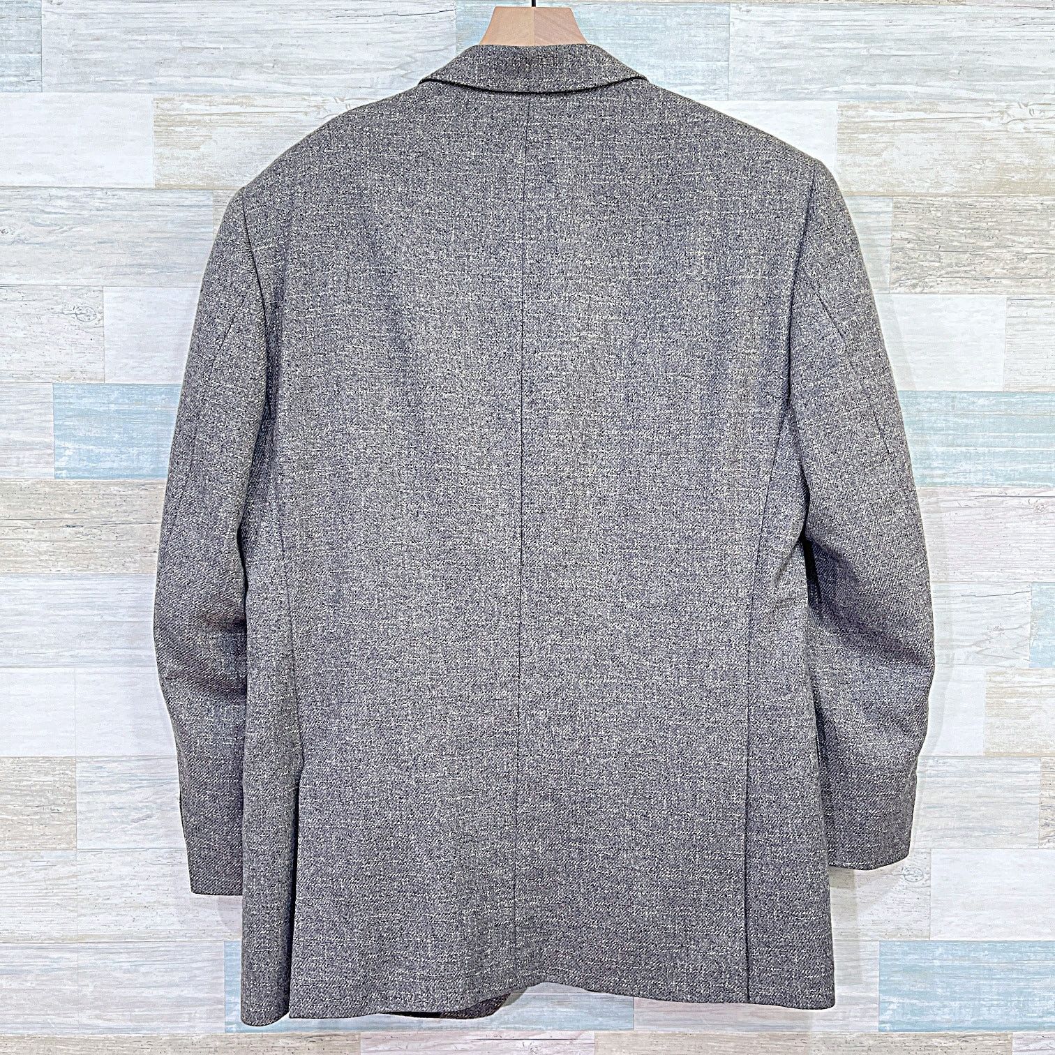 Ermenegildo Zegna Ermenegildo Zegna 100% Cashmere Tweed Sport Coat Gray 42R Size 42R - 5 Thumbnail