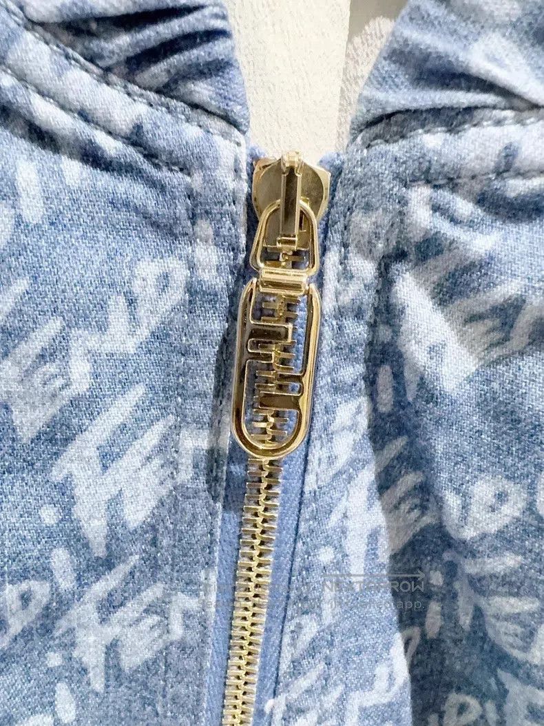 Fendi Fendi Denim Jacket Size S / US 4 / IT 40 - 2 Thumbnail