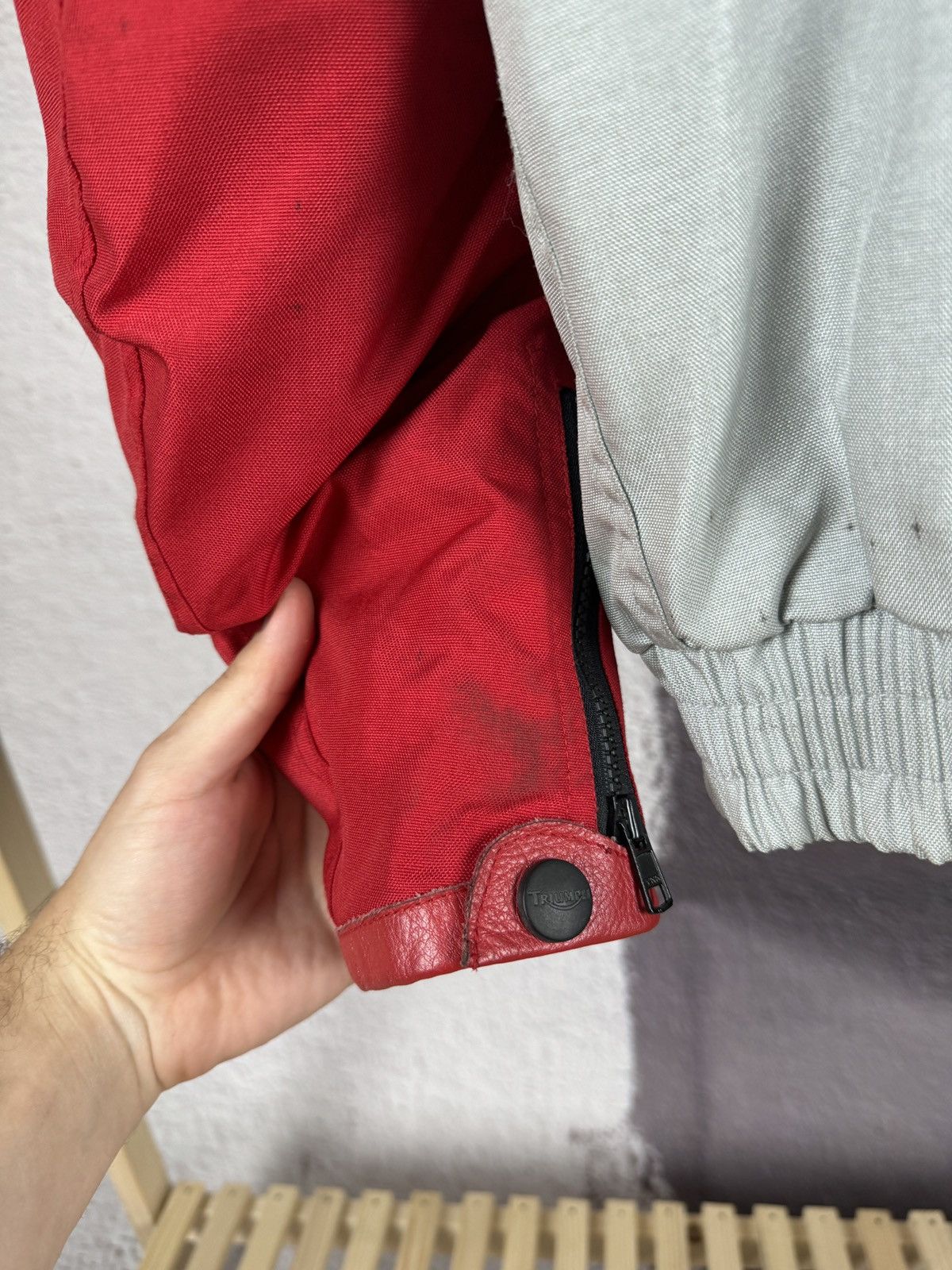 Vintage Triumph Motorcycles TT 600 vintage biker protection jacket Size US S / EU 44-46 / 1 - 19 Thumbnail