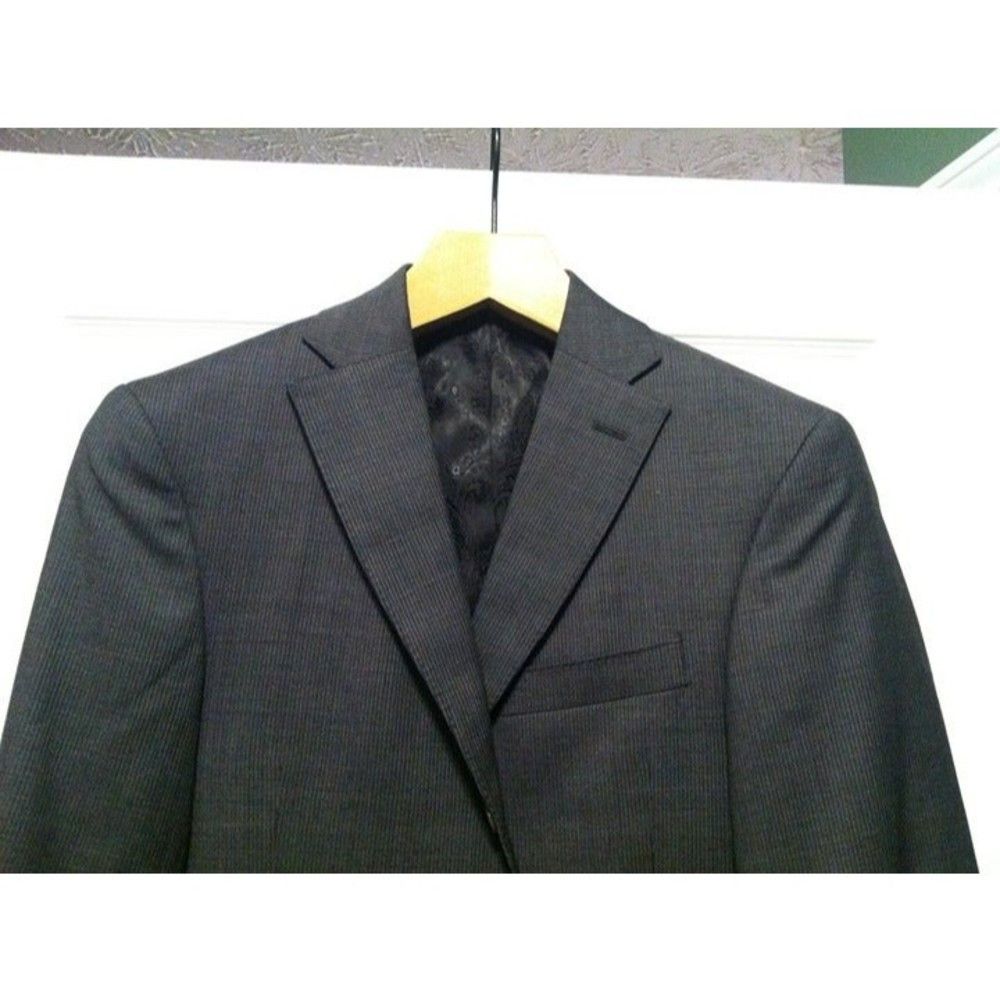 Murano MURANO MENS GRAY 100%WOOL SPORT COAT BLAZER JACKET SIZE: 36R Size 36R - 3 Thumbnail