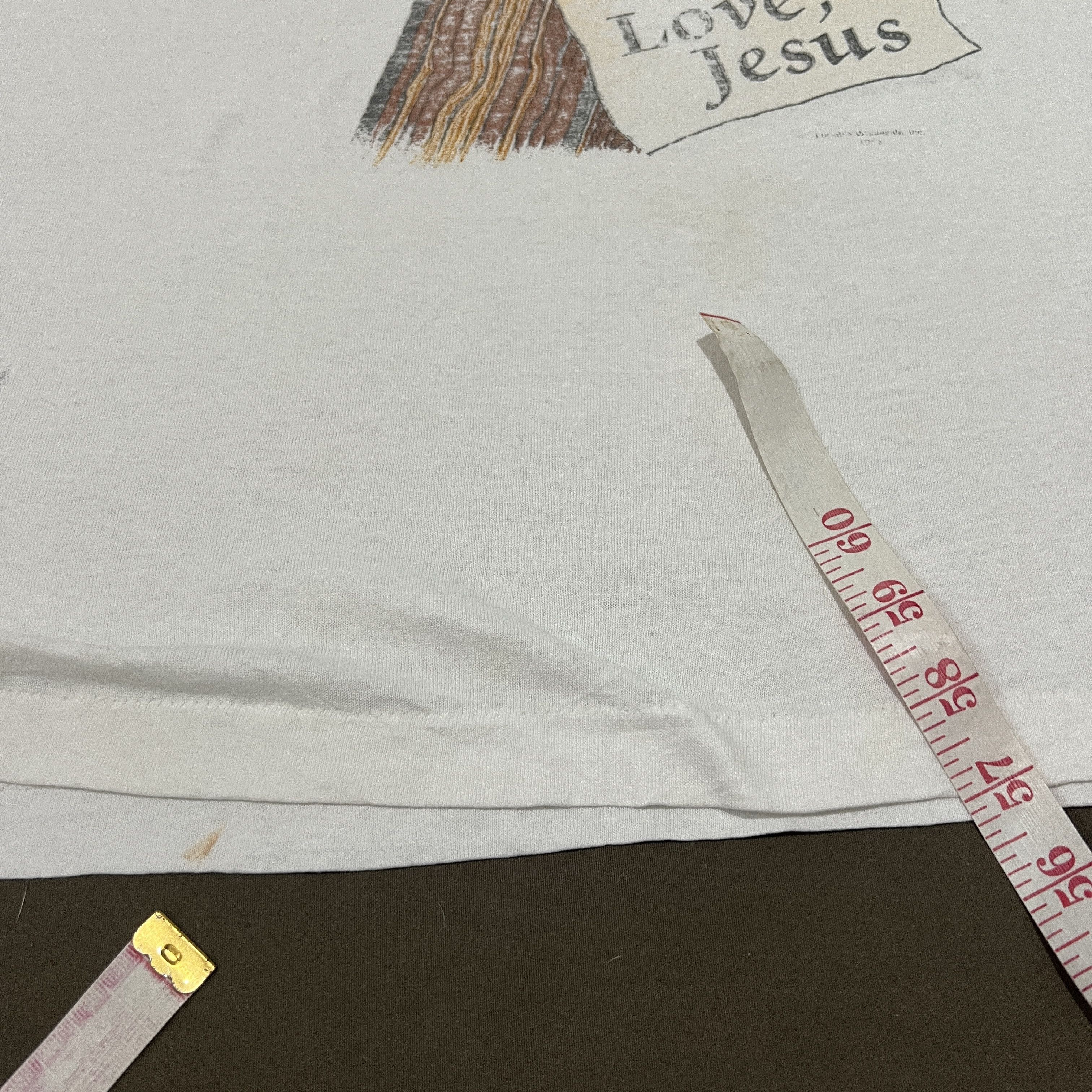 Vintage Vintage 90s Jesus God Christ Bible Holy Cross Tee XL Size US XL / EU 56 / 4 - 7 Thumbnail