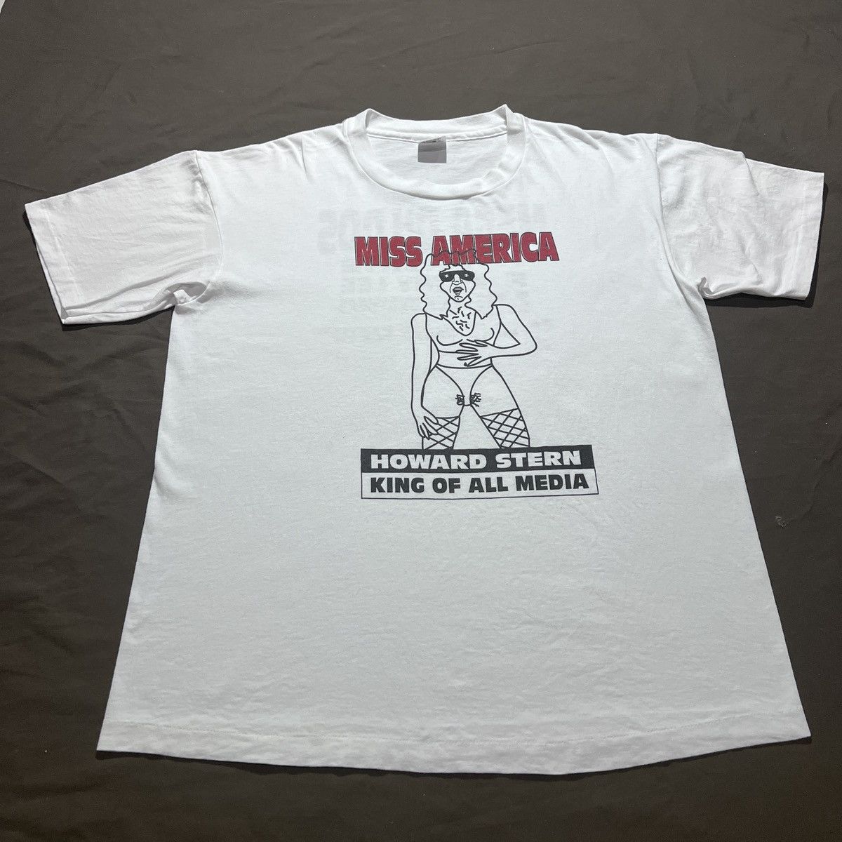 Vintage Vintage 90s Howard Stern Tee XL Comedian Humor Graphic Size US XL / EU 56 / 4 - 2 Thumbnail