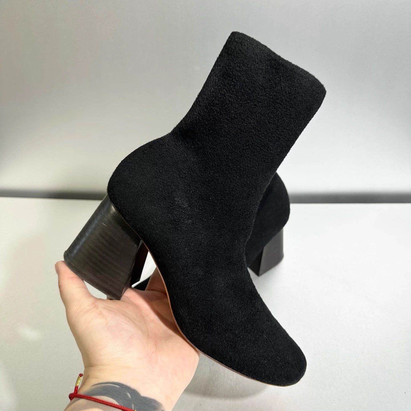 Celine CELINE Classic Suede High Heel Ankle Boots Size US 5.5 / IT 35.5 - 8 Thumbnail
