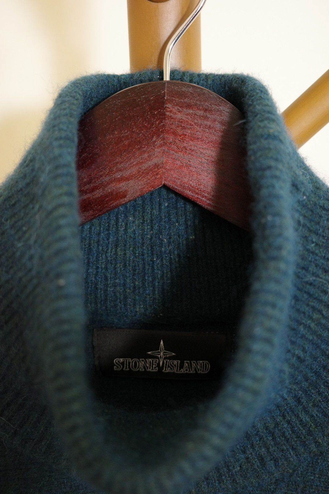 Stone Island Stone Island Shadow Project wool knit green&black sweater Size US L / EU 52-54 / 3 - 4 Thumbnail