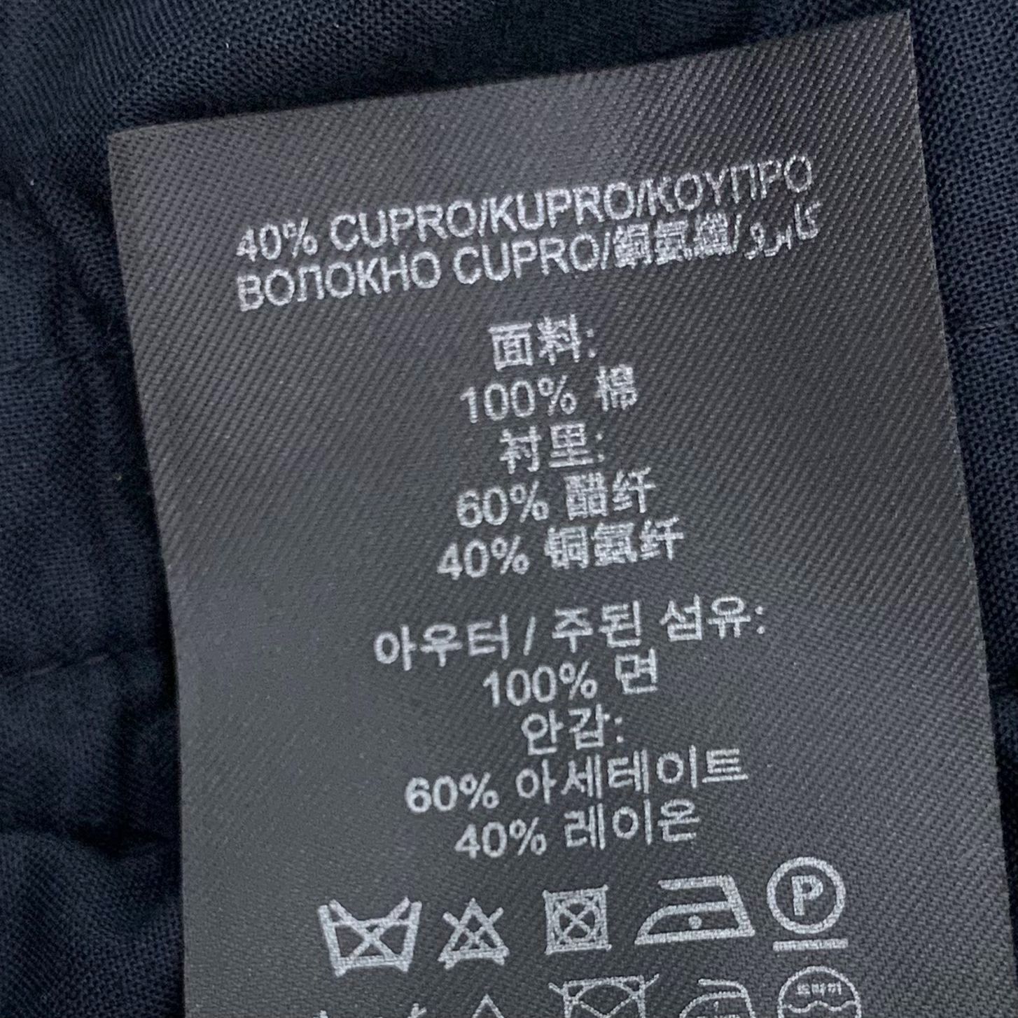 Burberry [Burberry] Blue Cotton Suede Casual Trousers 48 (M) Size US 32 / EU 48 - 3 Thumbnail