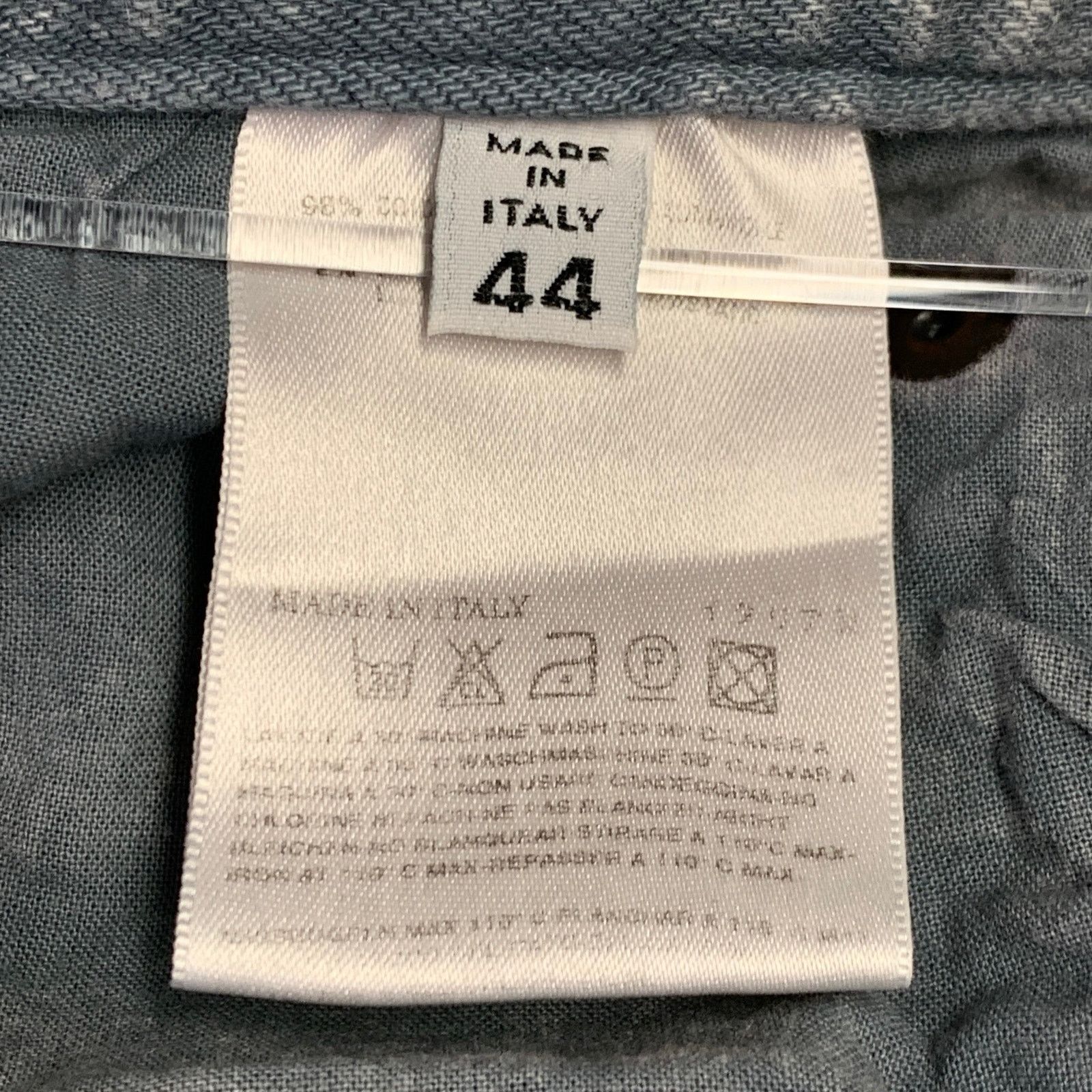 Maison Margiela MAISON MARTIN MARGIELA Size M Grey Cotton Blend Skinny Jeans Size 30" / US 8 / IT 44 - 4 Thumbnail