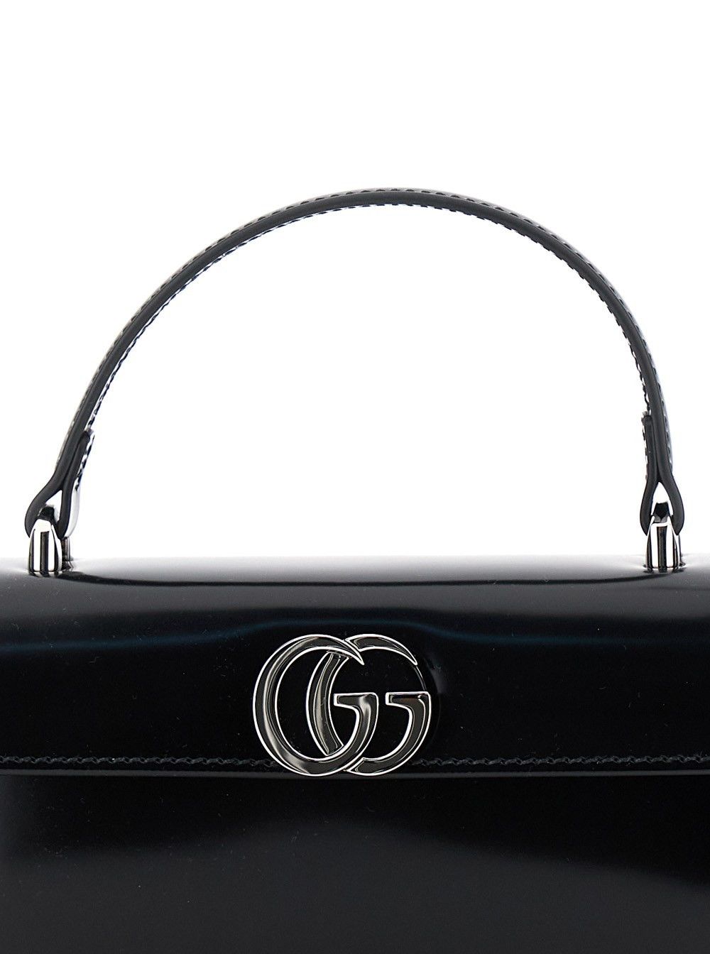 Gucci o1la5ras0526 Size: OS / Mini Half-Moon Top Handle Bag Black Size ONE SIZE - 5 Thumbnail