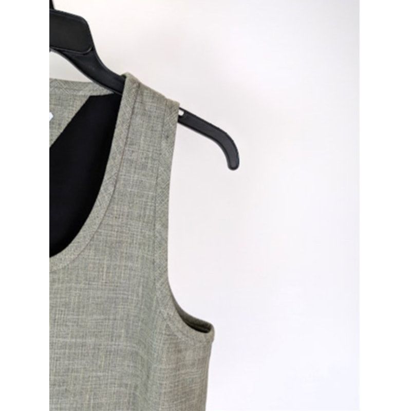 Bottega Veneta o1rshd1 Structured Double Melange Tank Top in Green/Fennel Size US M / EU 48-50 / 2 - 5 Thumbnail