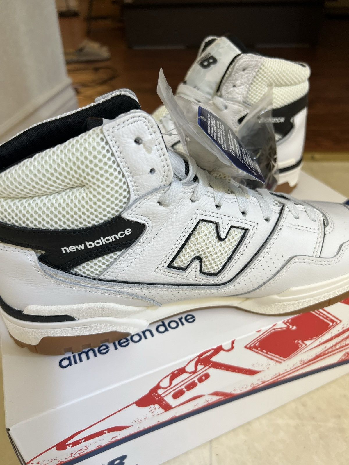 Aime Leon Dore × New Balance New Balance x Aime Leon Dore 650R White Black Size 11 Size US 11 / EU 44 - 11 Thumbnail