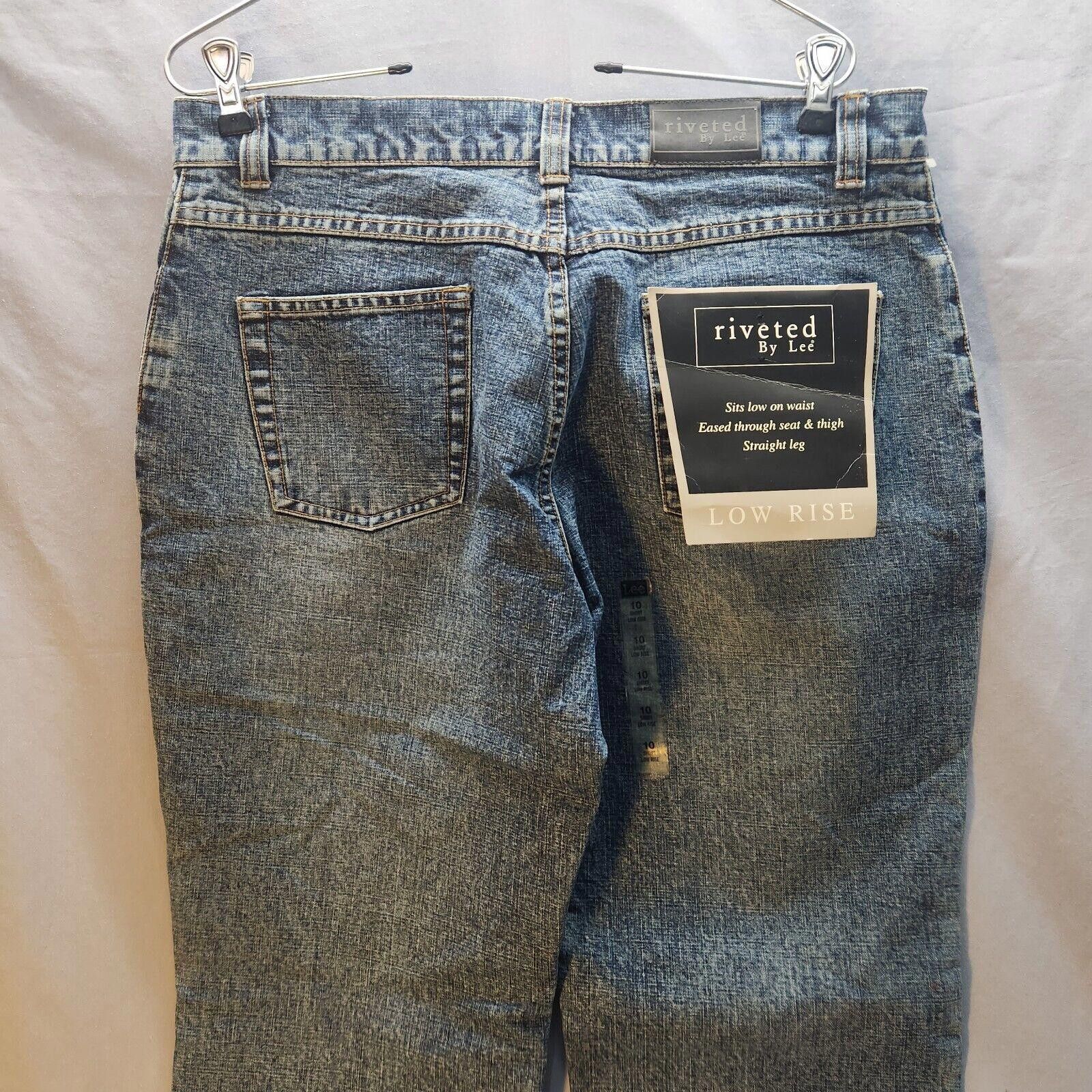 Lee New Riveted By Lee Low Rise Jeans Size 10 Short Size 32" / US 10 / IT 46 - 5 Thumbnail