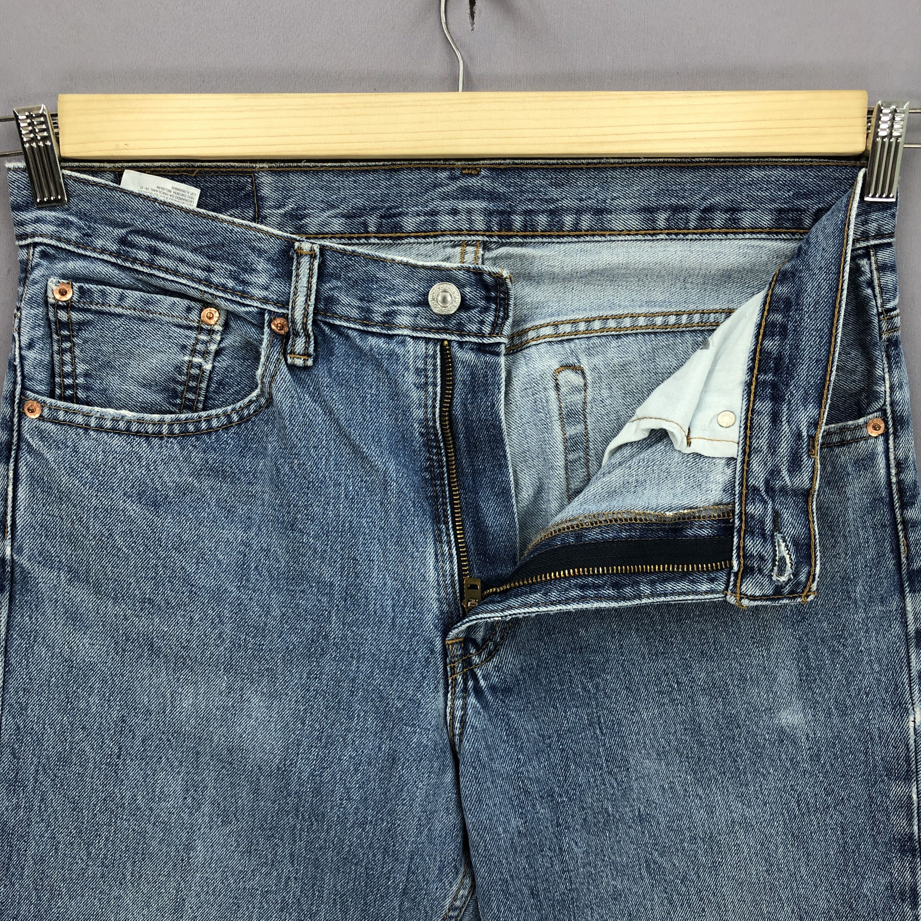 Levi's Vintage Y2K Levis 516 Faded Jeans Levi's Light Wash Denim Size US 34 / EU 50 - 7 Thumbnail