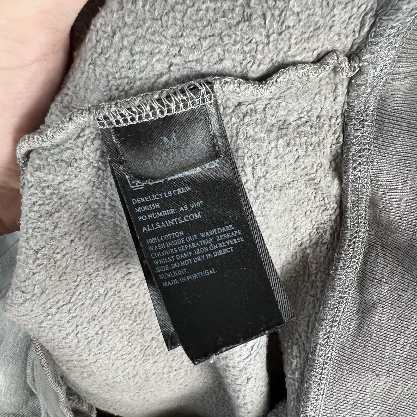 Allsaints Allsaints Sweatshirt Men's Size M Long Sleeve Size US M / EU 48-50 / 2 - 3 Thumbnail
