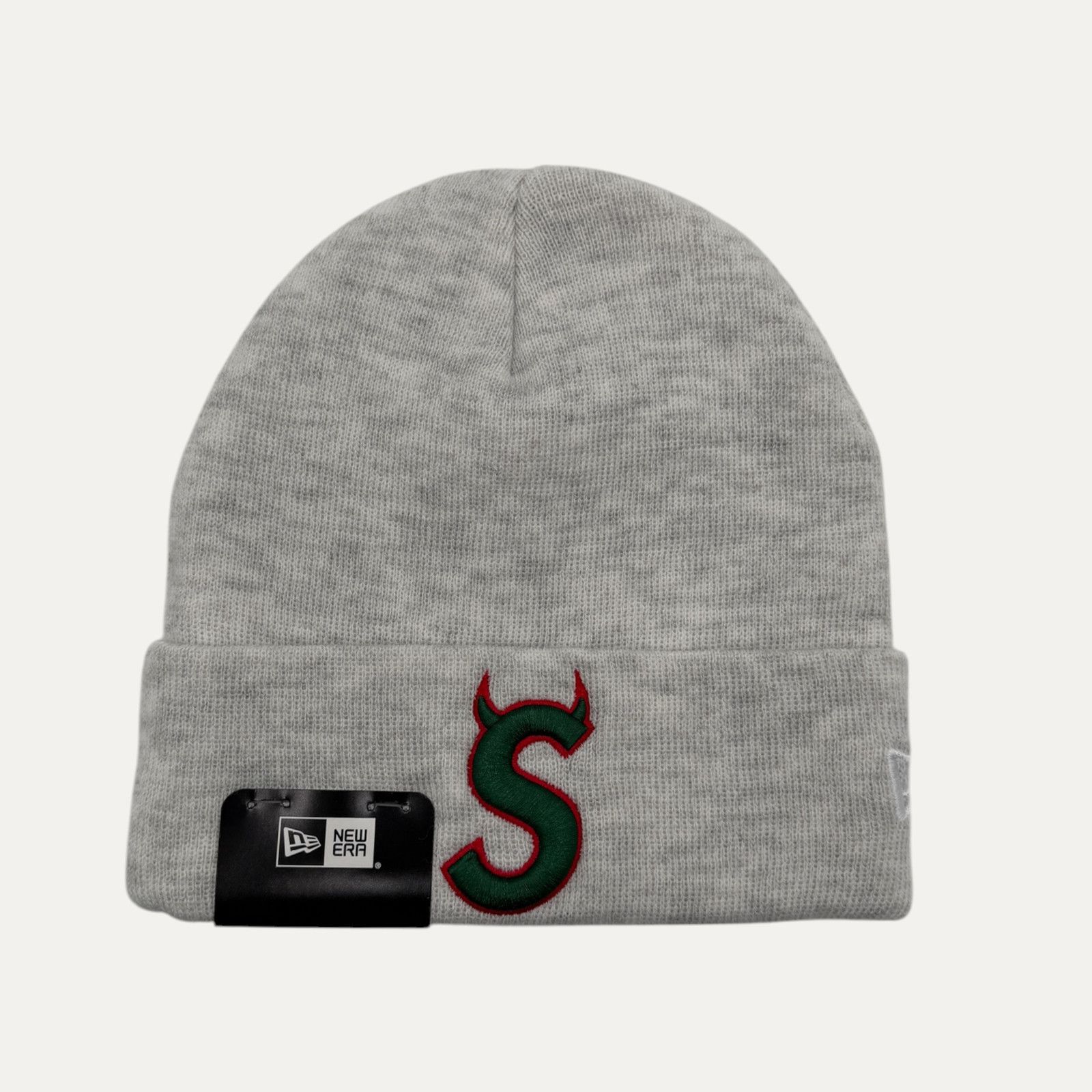 Supreme Supreme New Era Devil S Logo Beanie Size ONE SIZE - 1 Thumbnail
