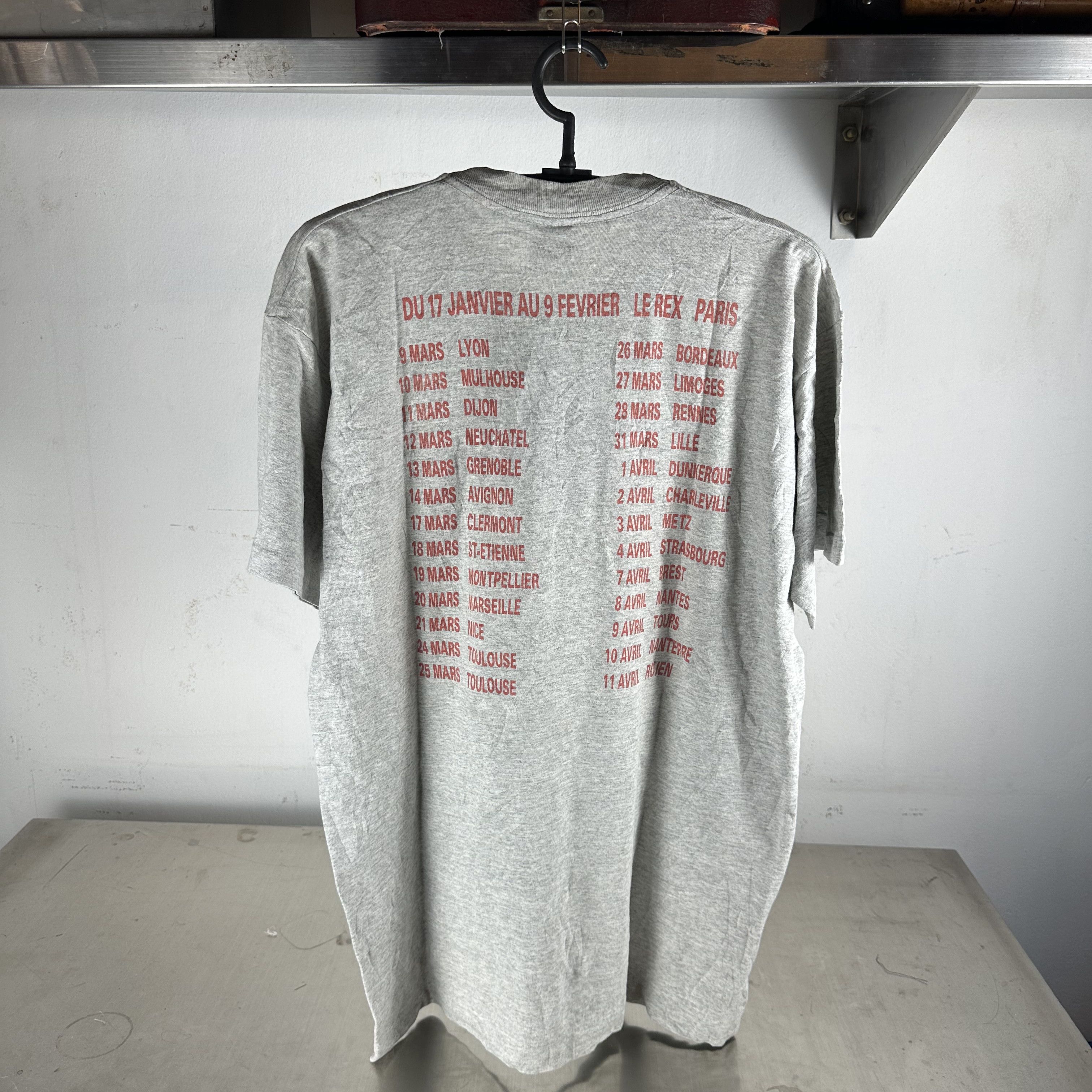 Vintage ​​​​Vintage 90s Hige Lin Paris Dance France Tour T-Shirt Size US XL / EU 56 / 4 - 3 Thumbnail