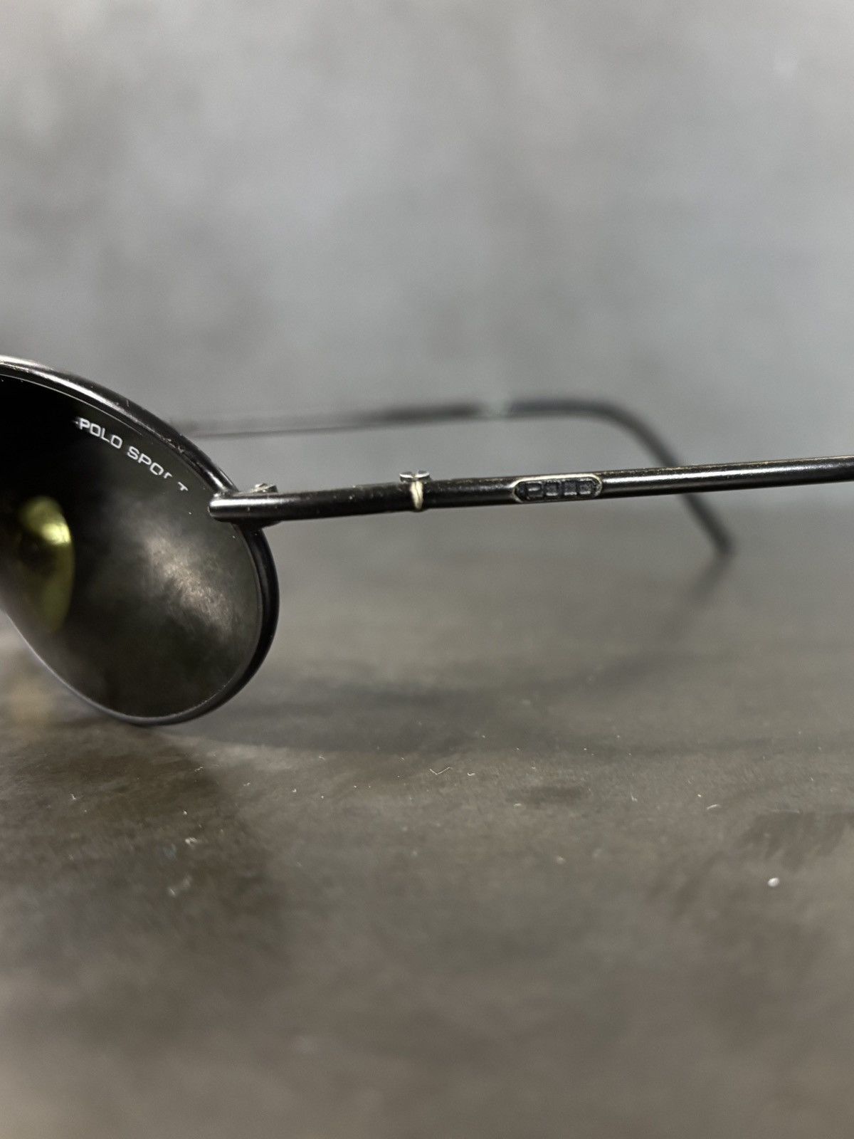 Polo Ralph Lauren 1990s Polo Sport Sunglasses Metal Oval 90 Vintage Polo Sport Size ONE SIZE - 13 Thumbnail