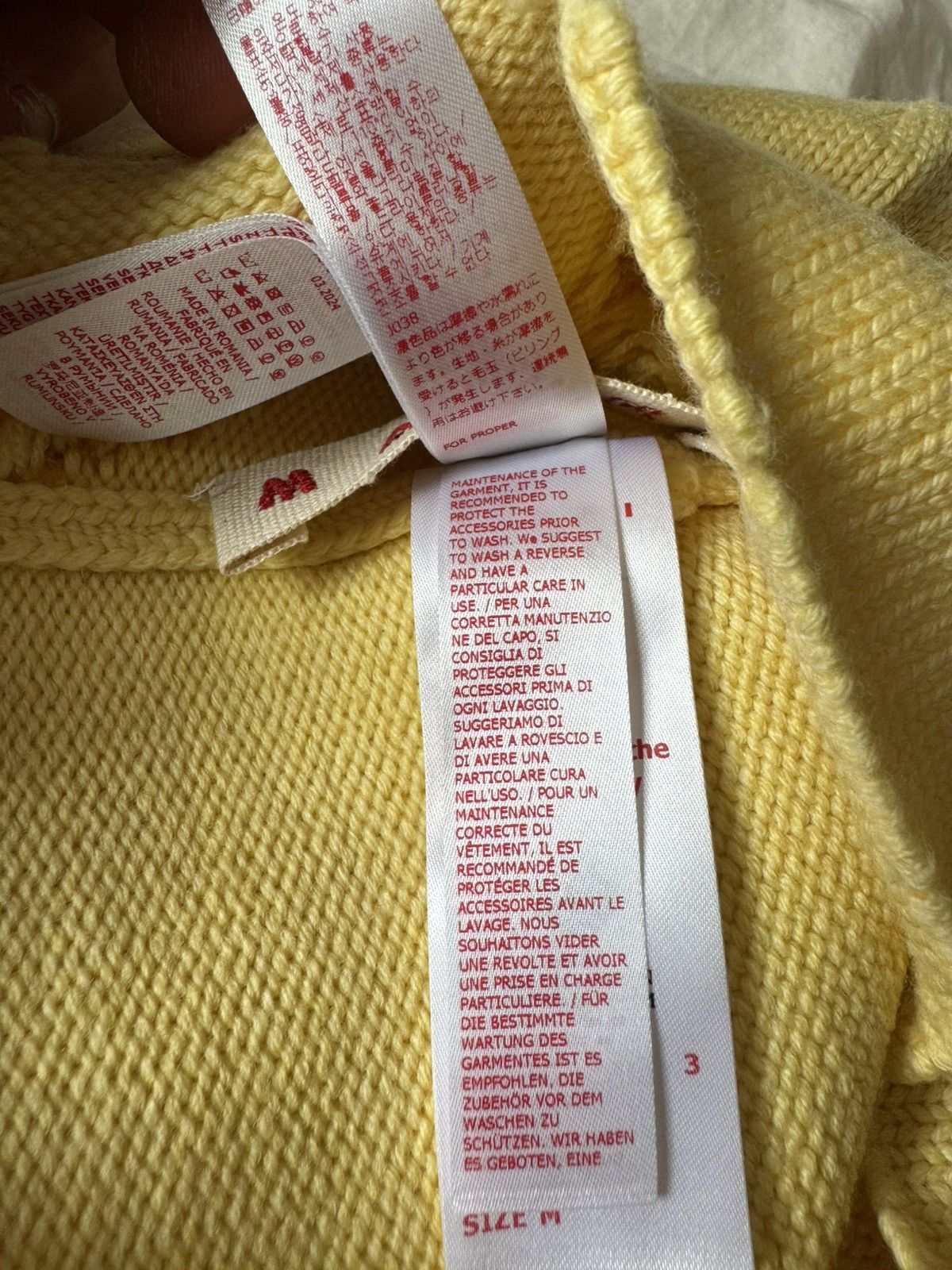 Marni Marni Mohair Beanie Yellow Size ONE SIZE - 9 Thumbnail