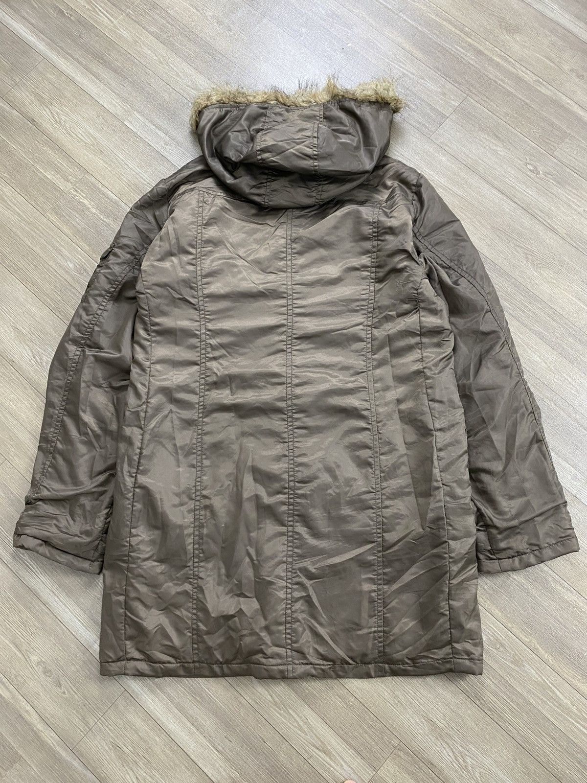 In The Attic Crazy Angle Velour Fireman Lgb Multipocket Parka Fur Jacket Size US L / EU 52-54 / 3 - 16 Thumbnail