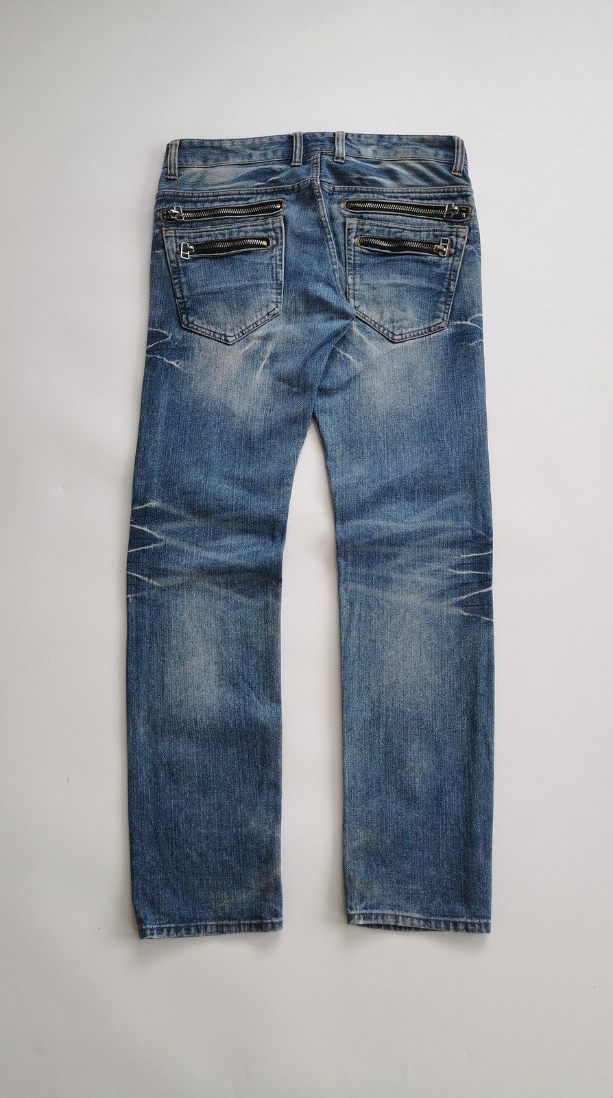 Japanese Brand Root Three Style Japan Zipper Distressed Jeans Size US 34 / EU 50 - 5 Thumbnail