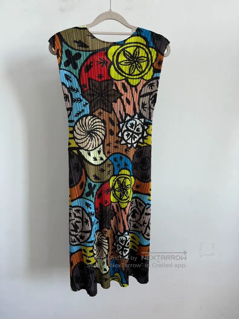 Issey Miyake Issey Miyake Color Block Dress Size L / US 10 / IT 46 - 2 Thumbnail