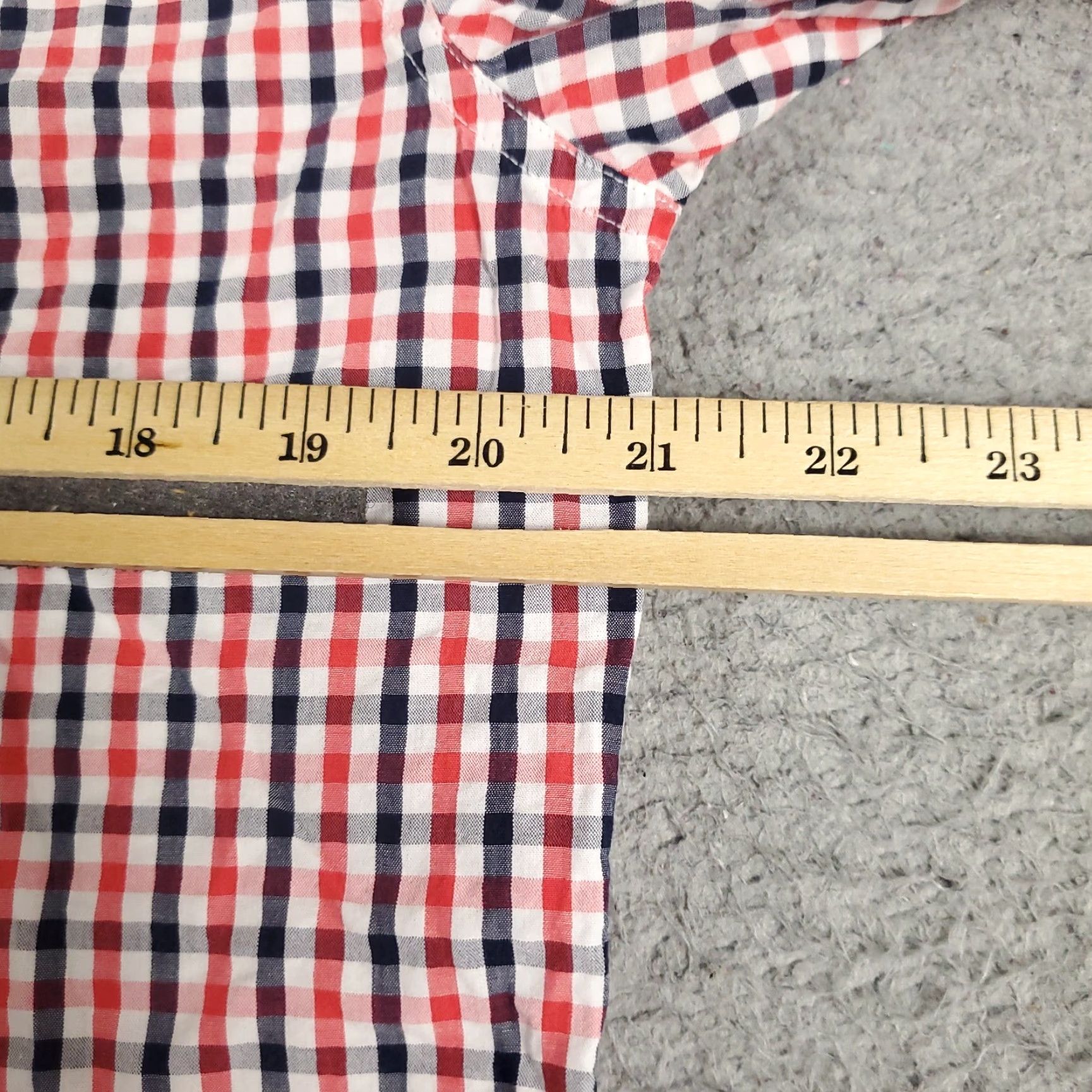 Abercrombie & Fitch Abercrombie & Fitch Men's Small Blue Red Check Casual Button-Up Shirt Long Sleeve Size US S / EU 44-46 / 1 - 6 Thumbnail