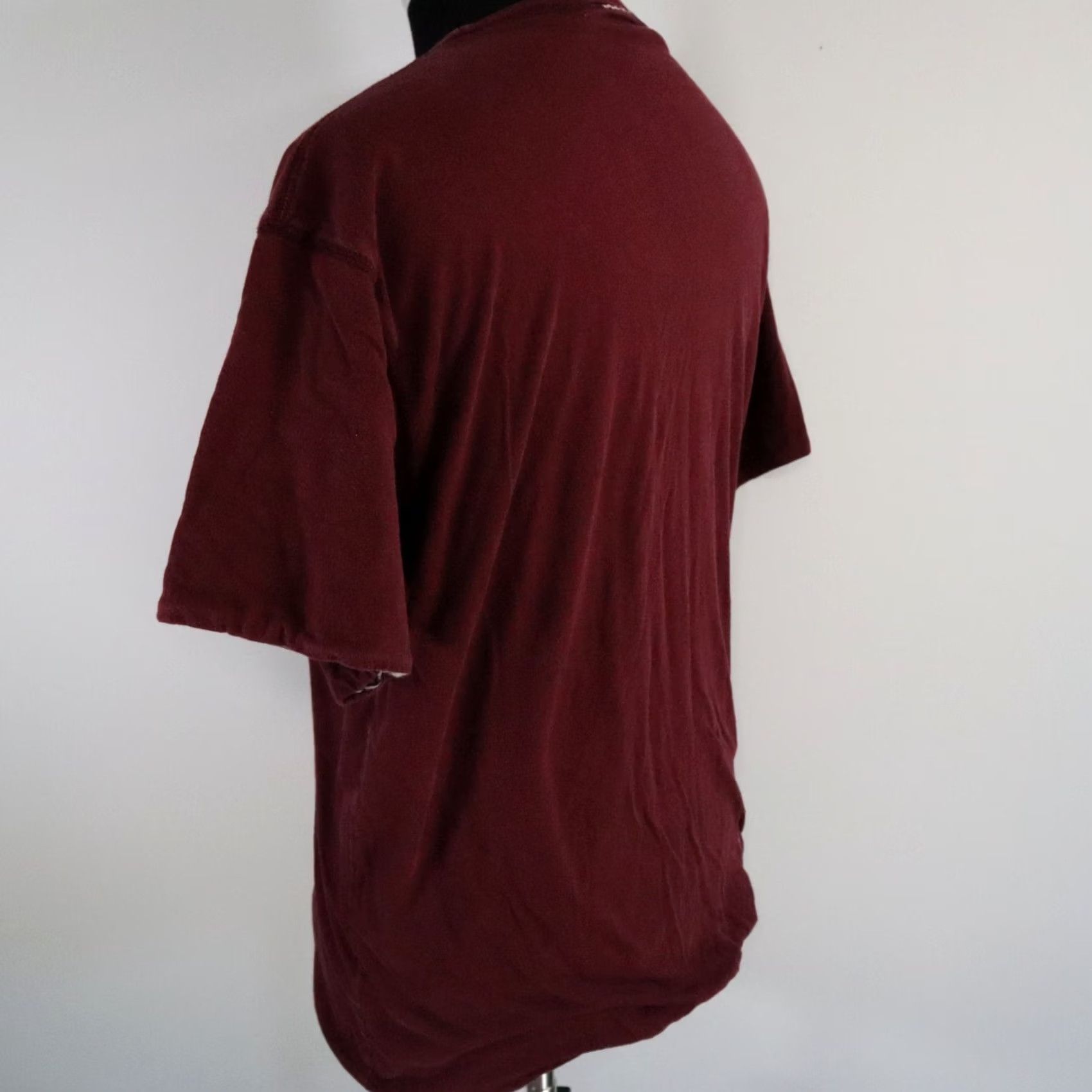Tommy Hilfiger Tommy Hilfiger T-Shirt Mens S Reversible Casual Tee Maroon Gray Short Sleeve Size US S / EU 44-46 / 1 - 6 Thumbnail