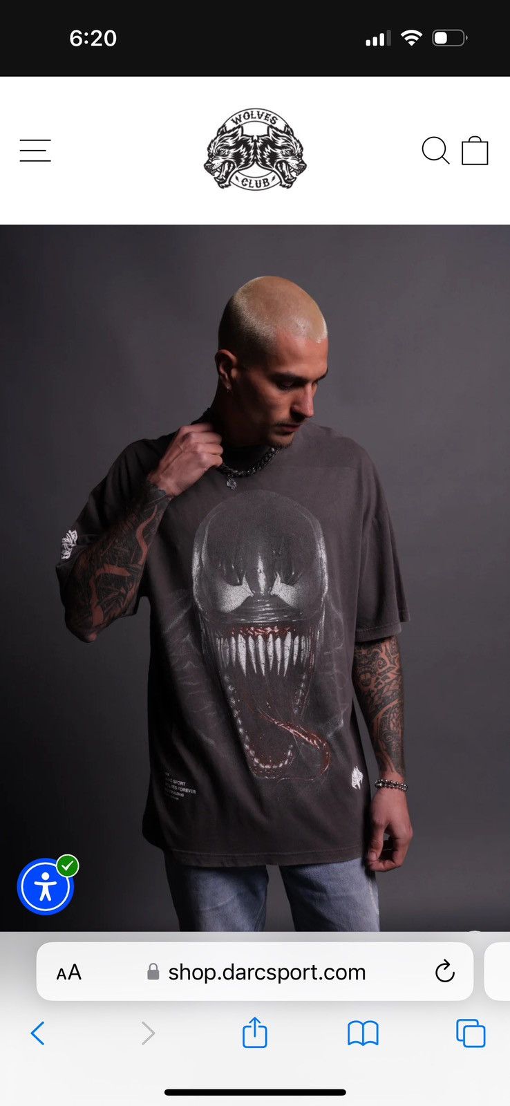 Darc Sport DARC SPORT X MARVEL SPIDER-MAN VENOM “SYMBIOTE” SHIRT Size US XL / EU 56 / 4 - 4 Thumbnail