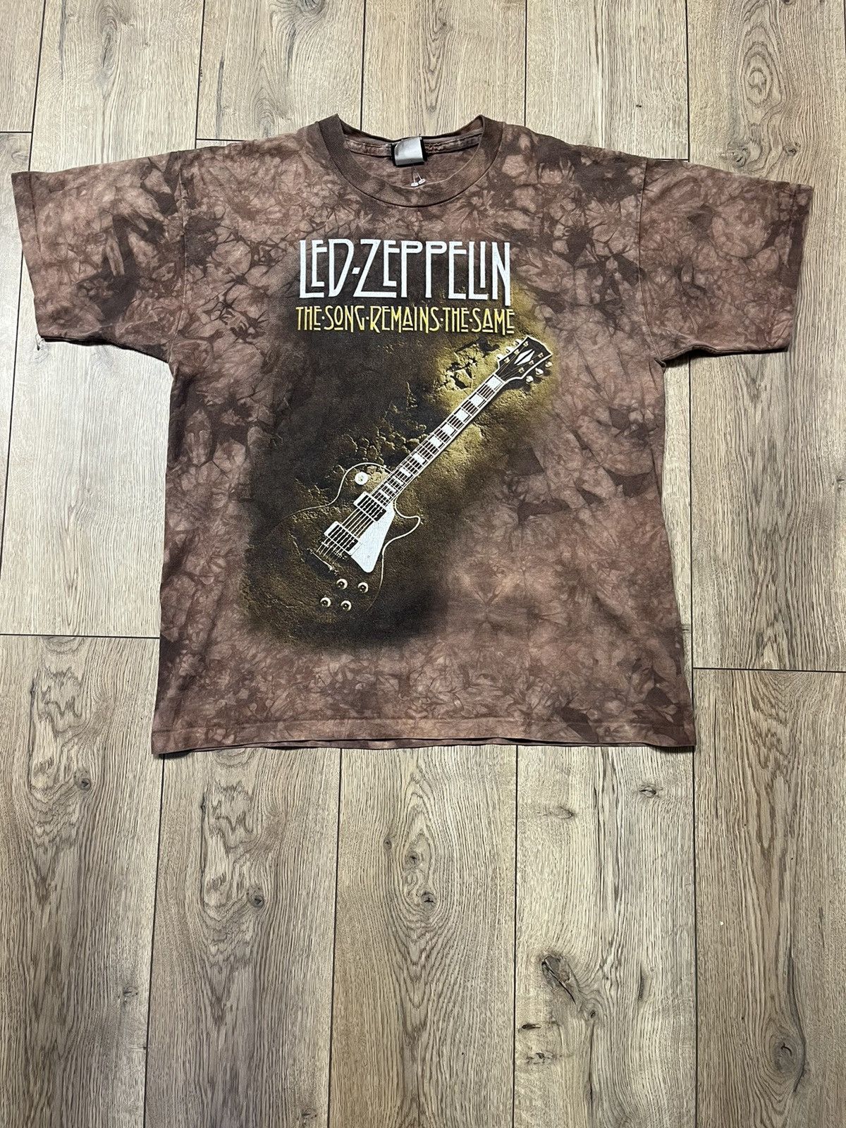 Vintage Led Zeppelin Liquid Blue Tie