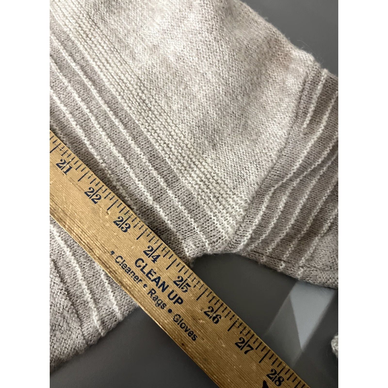 Express Express Sweater M/L Knit Beige Relaxed Crew Neck Acrylic Wool Blend Pullover Women Raglan Long Sleeve Mock Neck Size M / US 6-8 / IT 42-44 - 5 Thumbnail