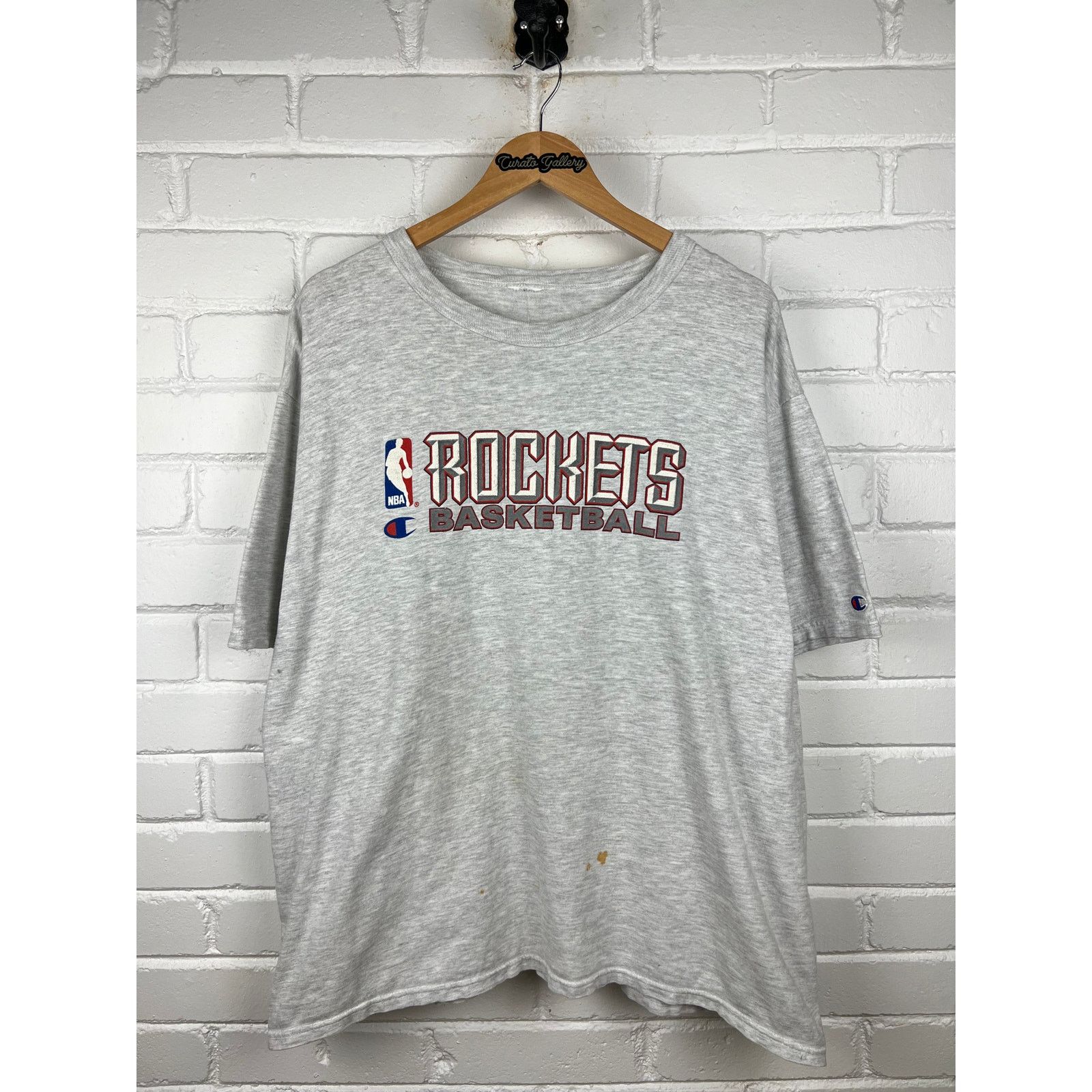 Vintage Vintage 90s Houston Rockets Spell Out NBA Basketball XL Size US XL / EU 56 / 4 - 1 Thumbnail