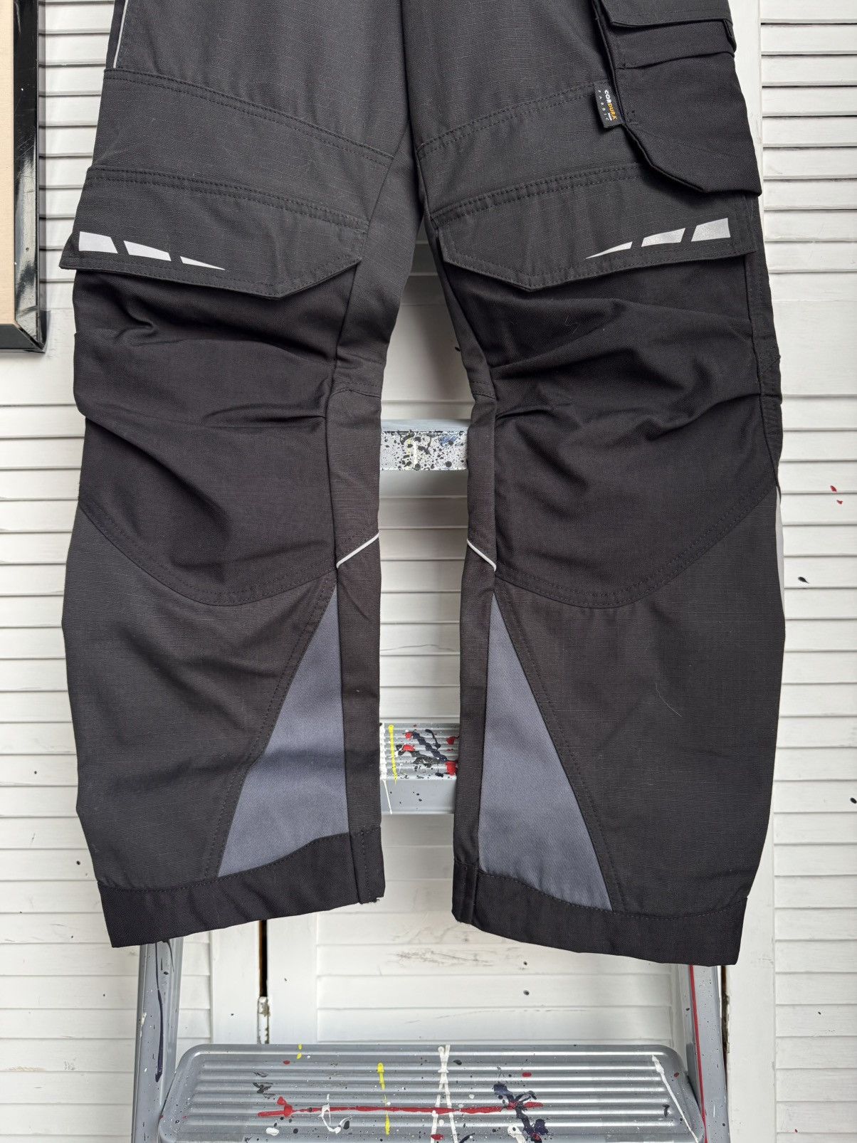 Dickies Dickies Pro Workwear Pants Cordura Reflective Cargo Black Size US 27 - 14 Thumbnail