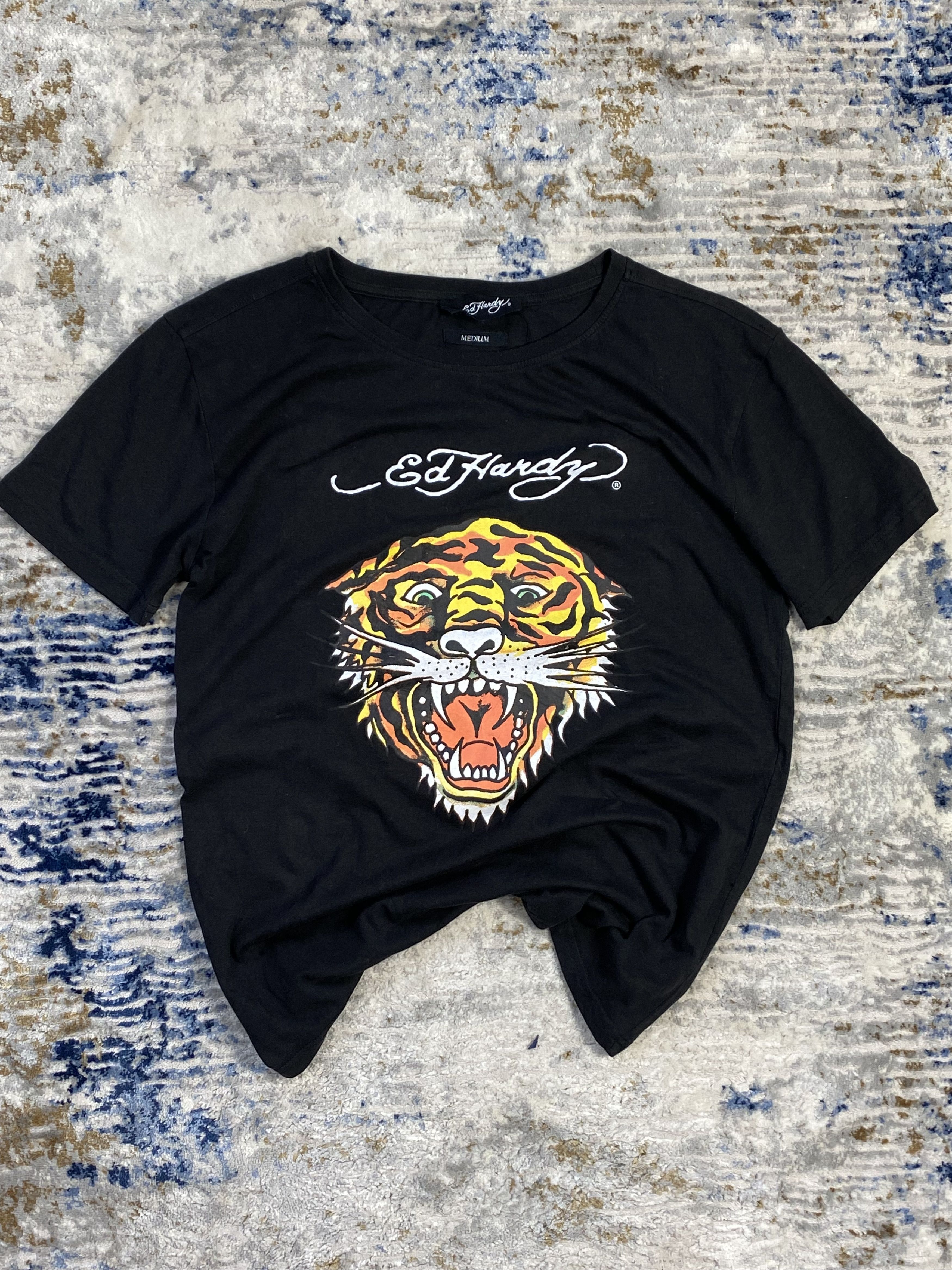 Ed Hardy ED HARDY BASIC T-SHIRT BLACK | Grailed