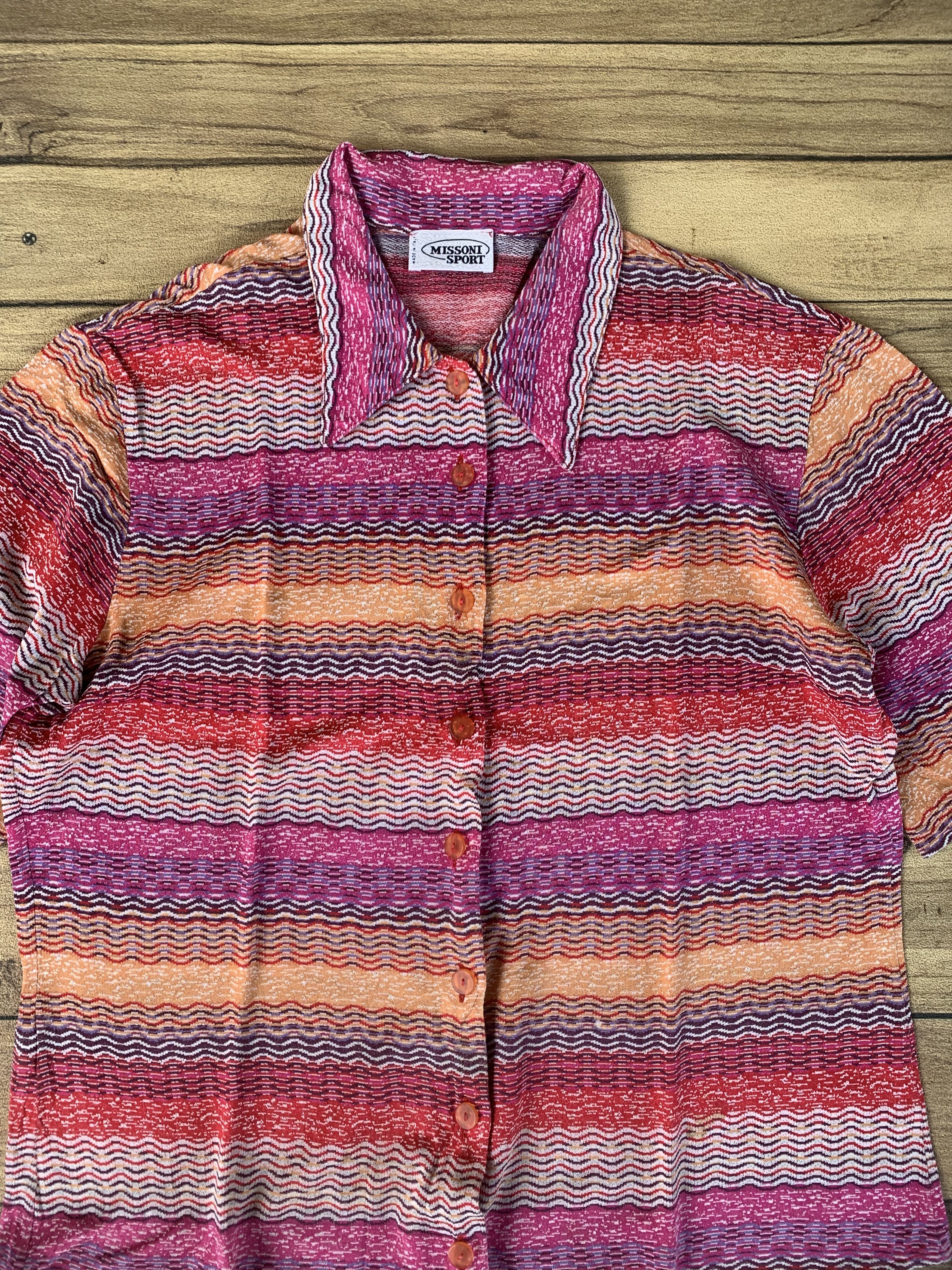 Missoni Missoni sport multiple colour t shirt Size L / US 10 / IT 46 - 2 Thumbnail
