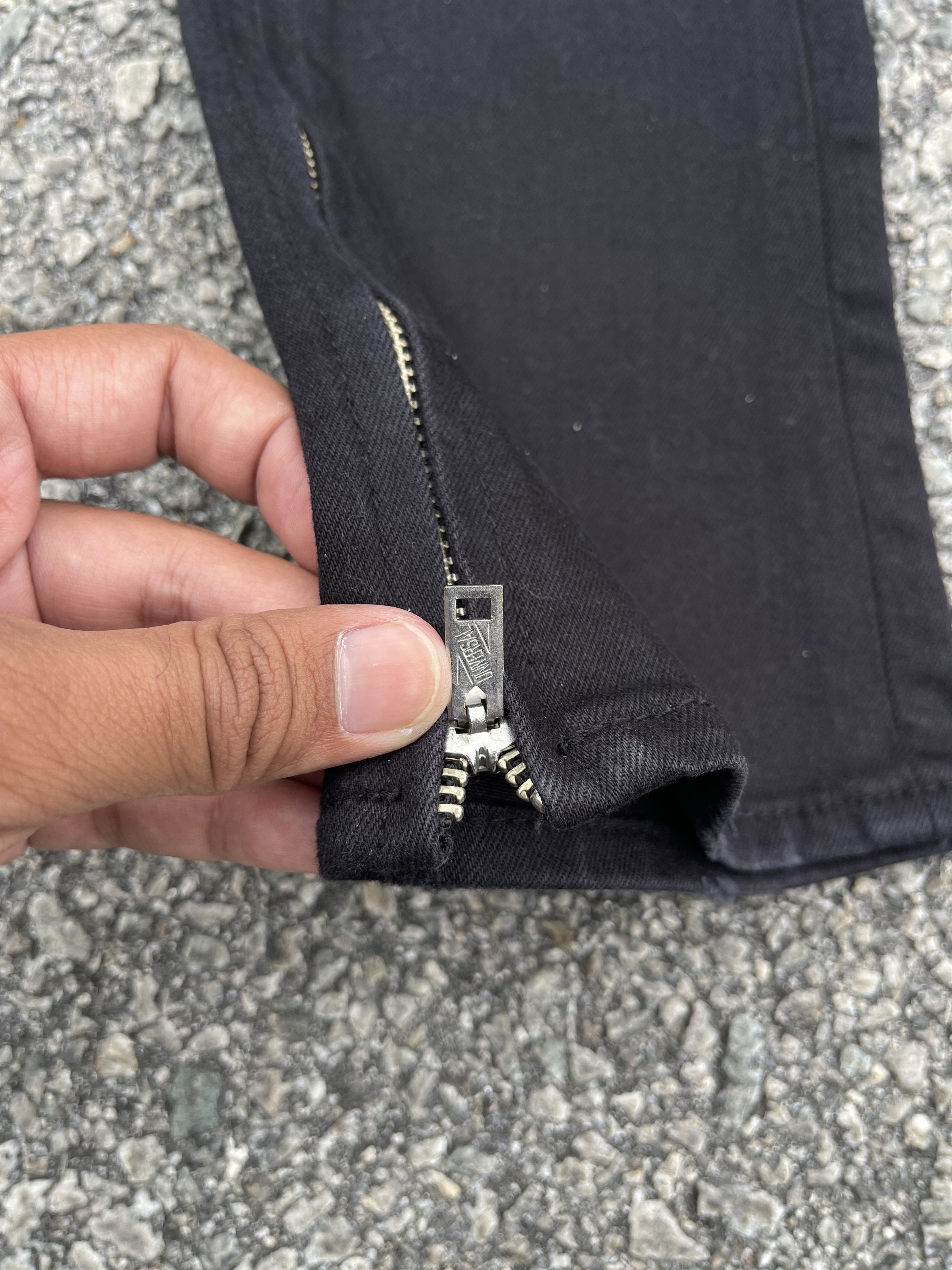 GOSTAR DE FUGA Gostar De Fuga Ripped Black Denim Skinny Outfits Size US 30 / EU 46 - 17 Thumbnail